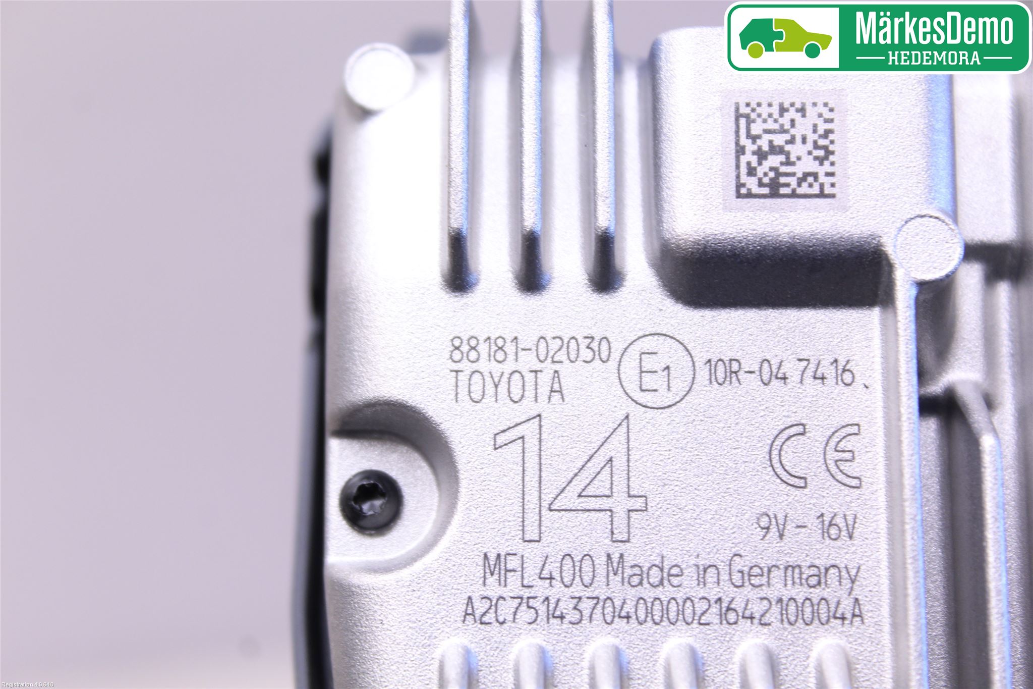 Toyota AURIS 13-19 Sensor Kollisjonsbeskyttelse
