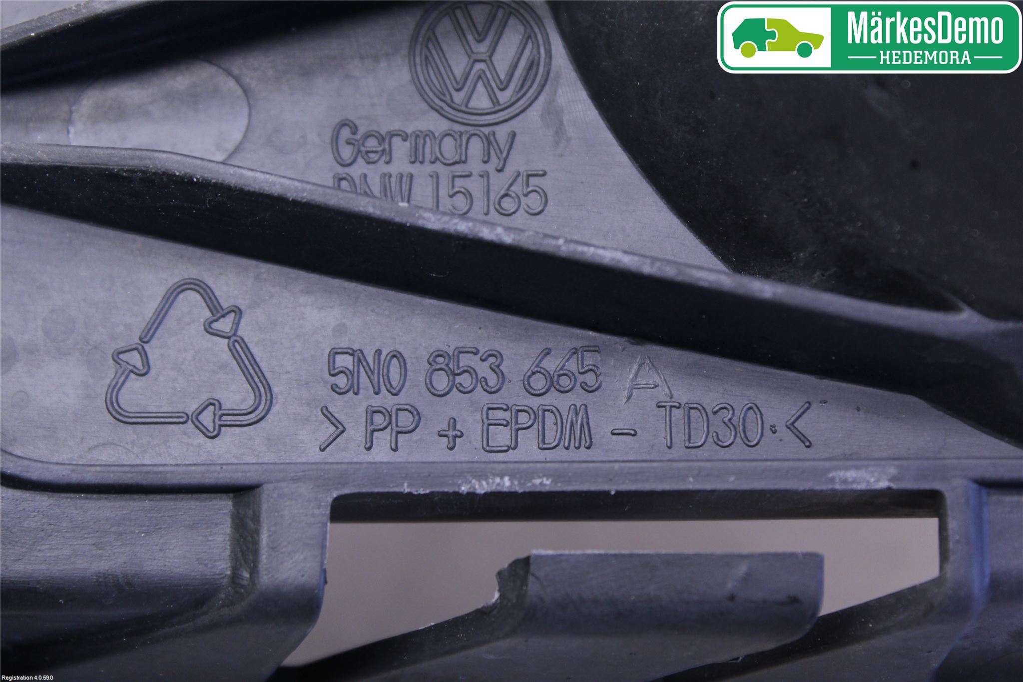 Volkswagen VW TIGUAN 07-16 Frontlykt Kurve-Tåkelys Ramme