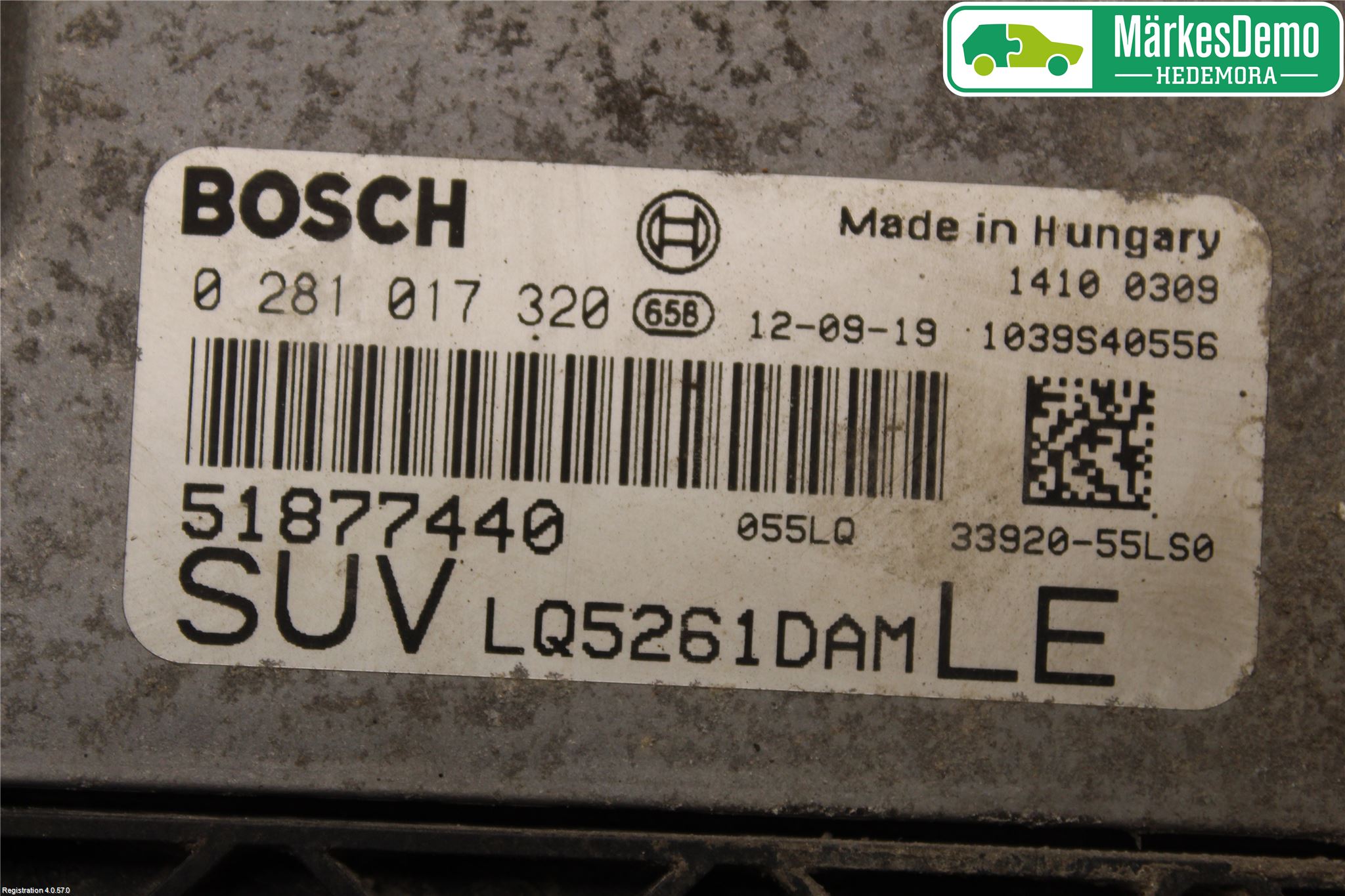 Suzuki SX4 10-13 Styreenhet Innsprøytning