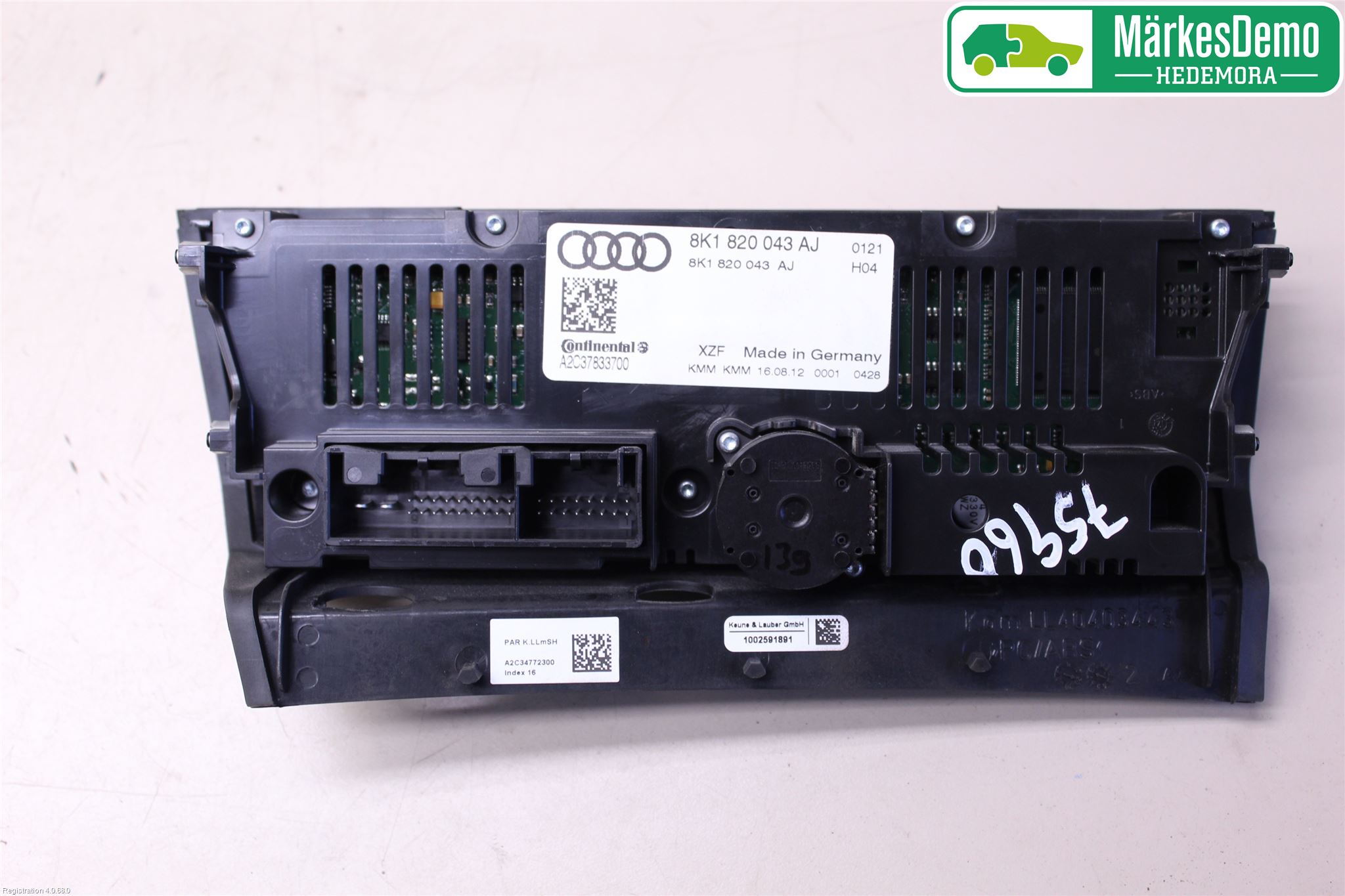 Audi A4 12-15 Varme Ac Betjening-Display