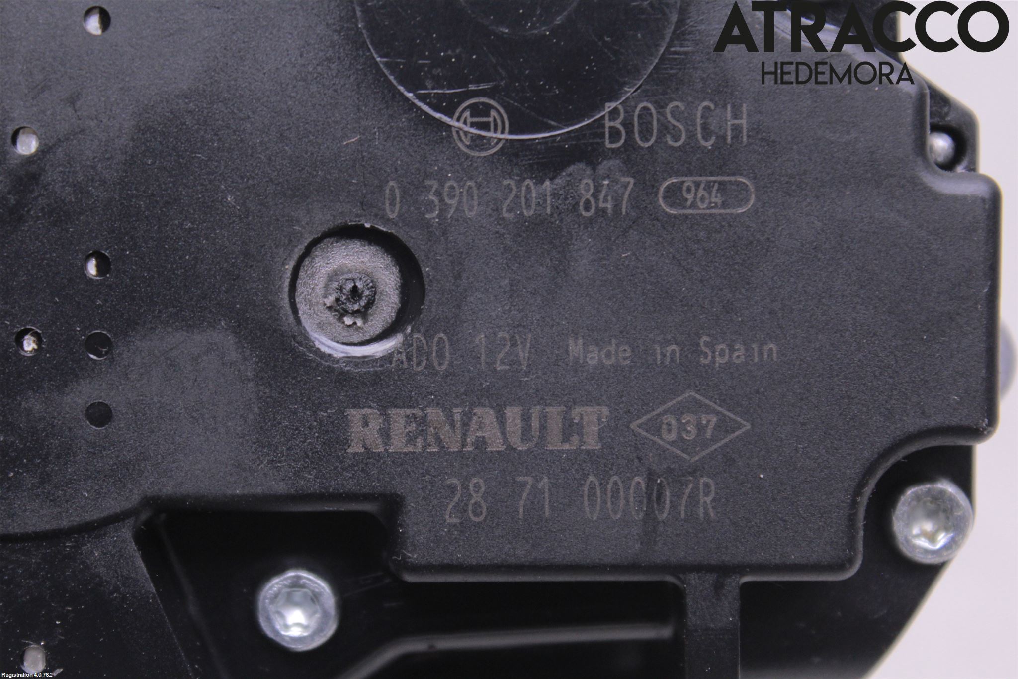Renault MEGANE III 09-15 Viskermotor Bakluke