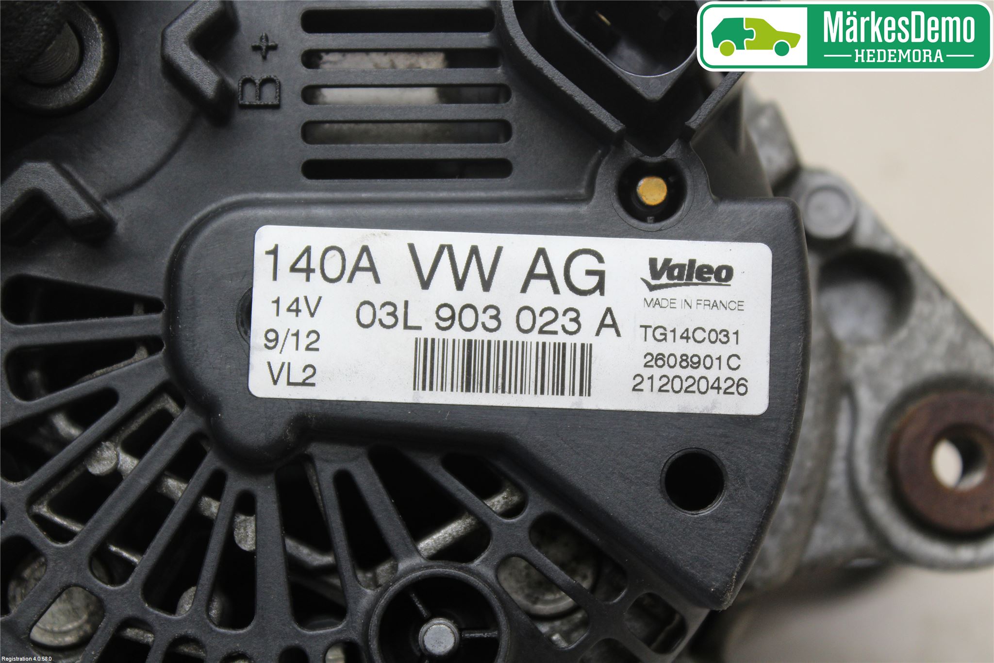 Volkswagen VW GOLF VI 09-13 Dynamo