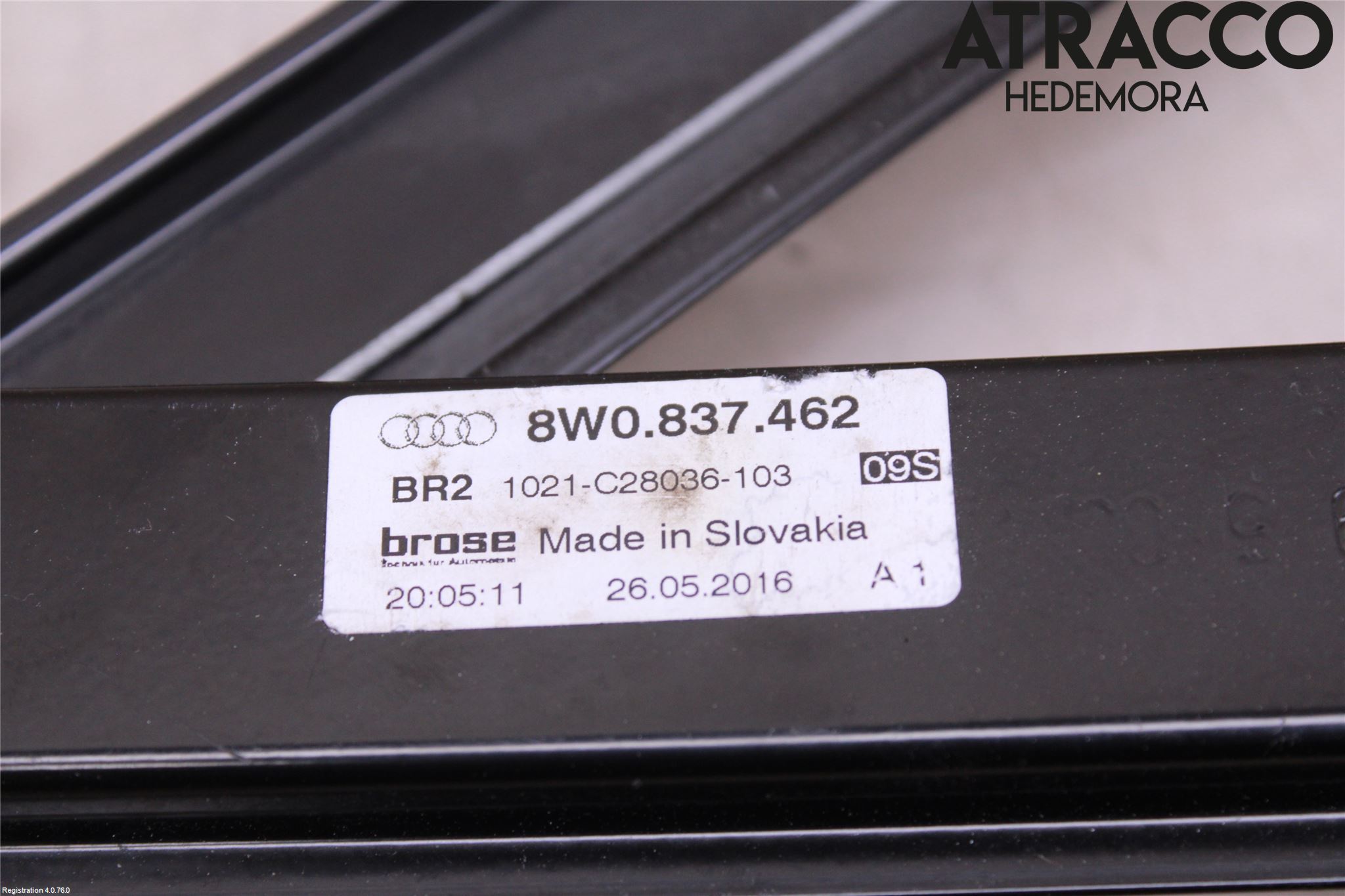 Audi A4/S4 B9 16-19 Vindusheis El Komp