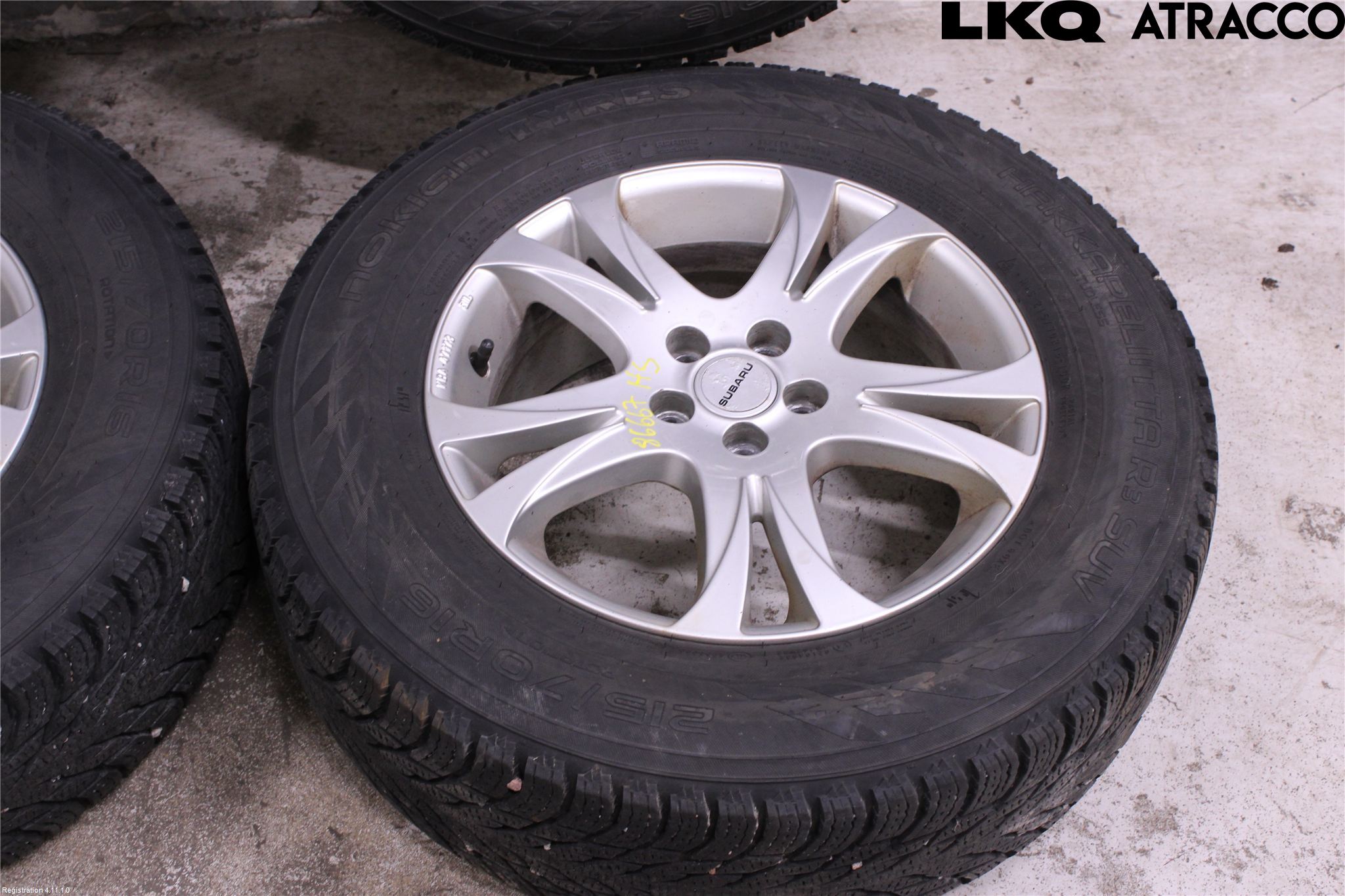 Subaru OUTBACK 10-15 Dekk Vinter På Alu Felg 4Stk