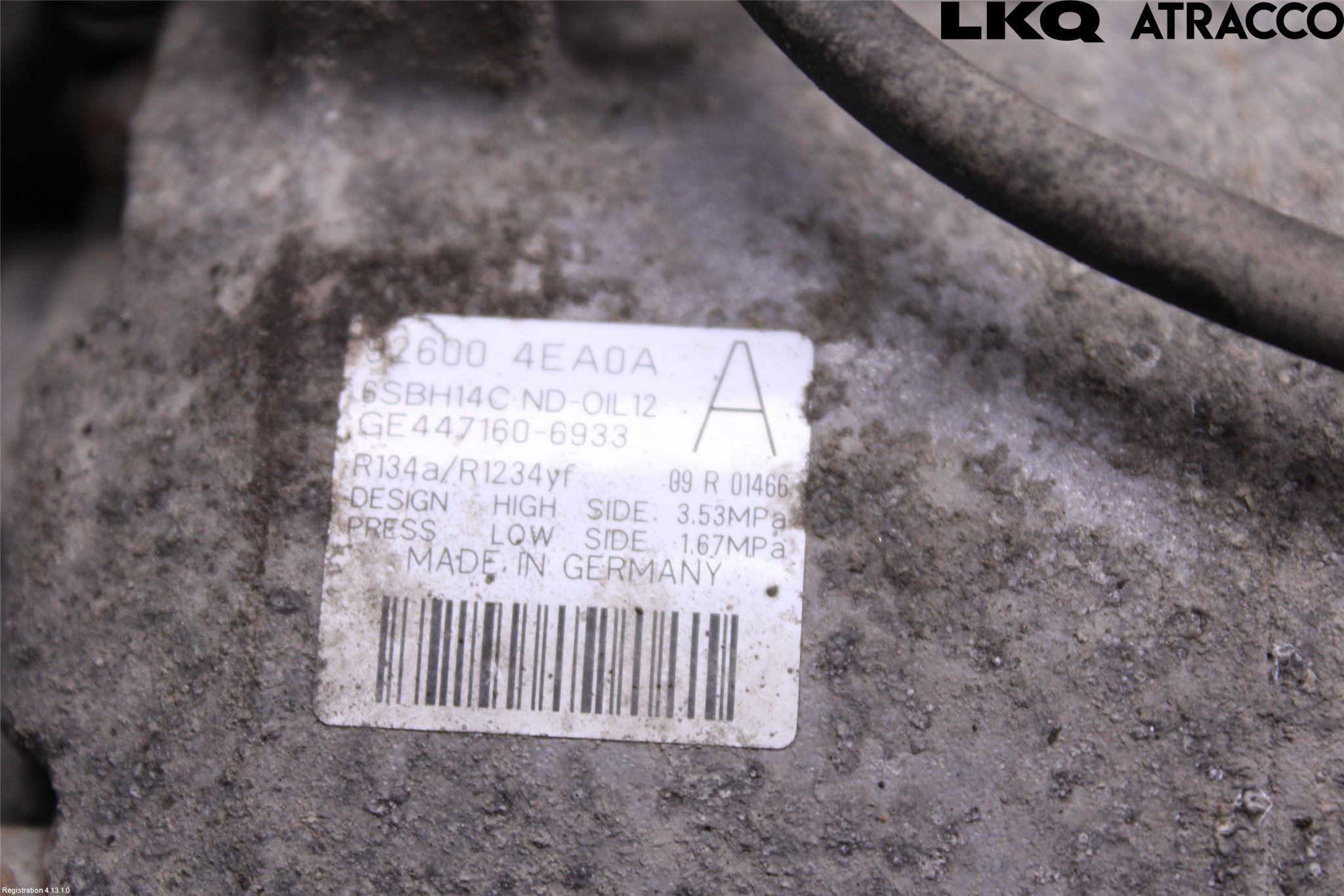 Nissan QASHQAI 14-17 Varme Ac Kompressor