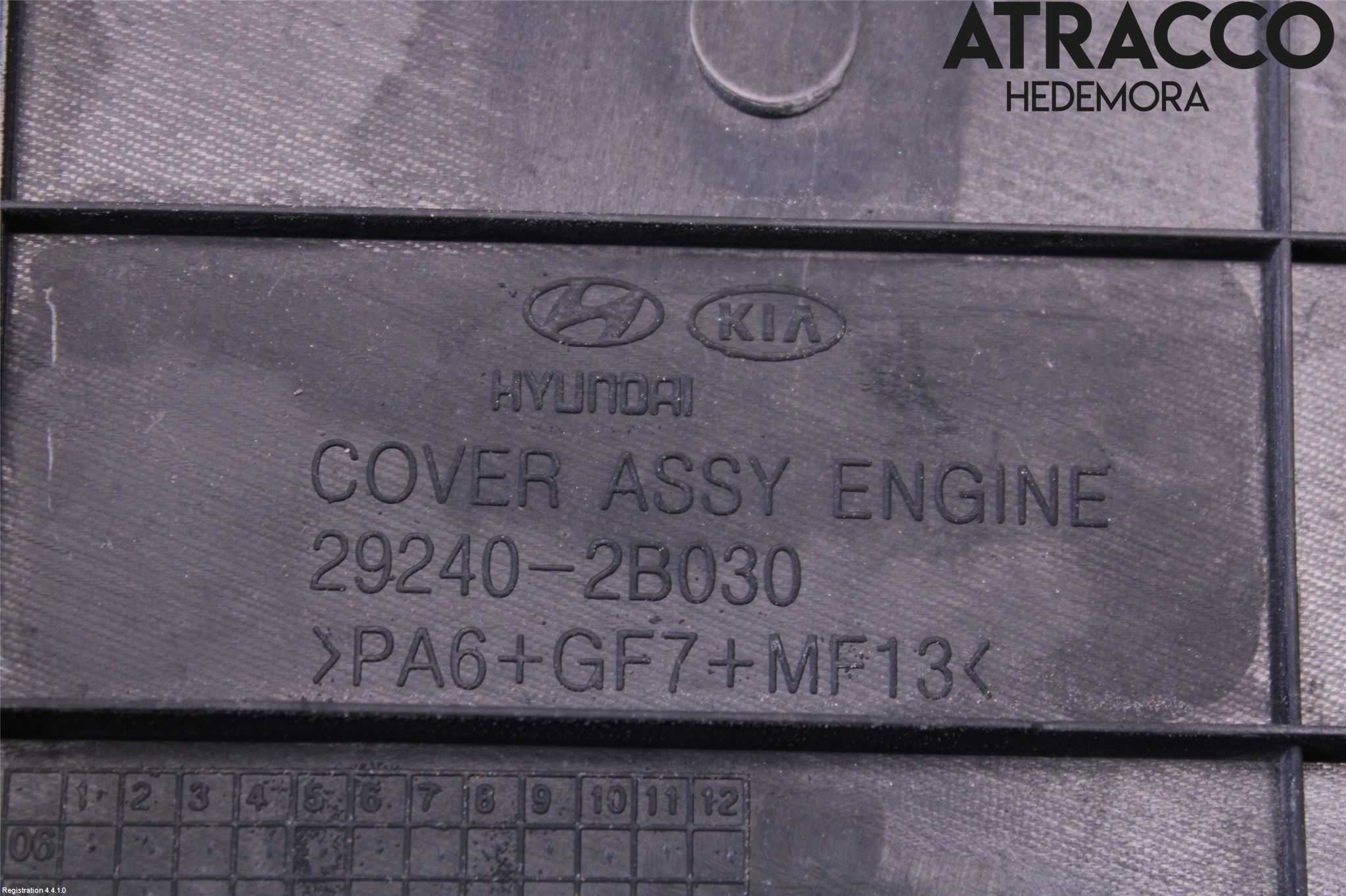 Kia CEED 06-12 Motor Deksel Over Motor