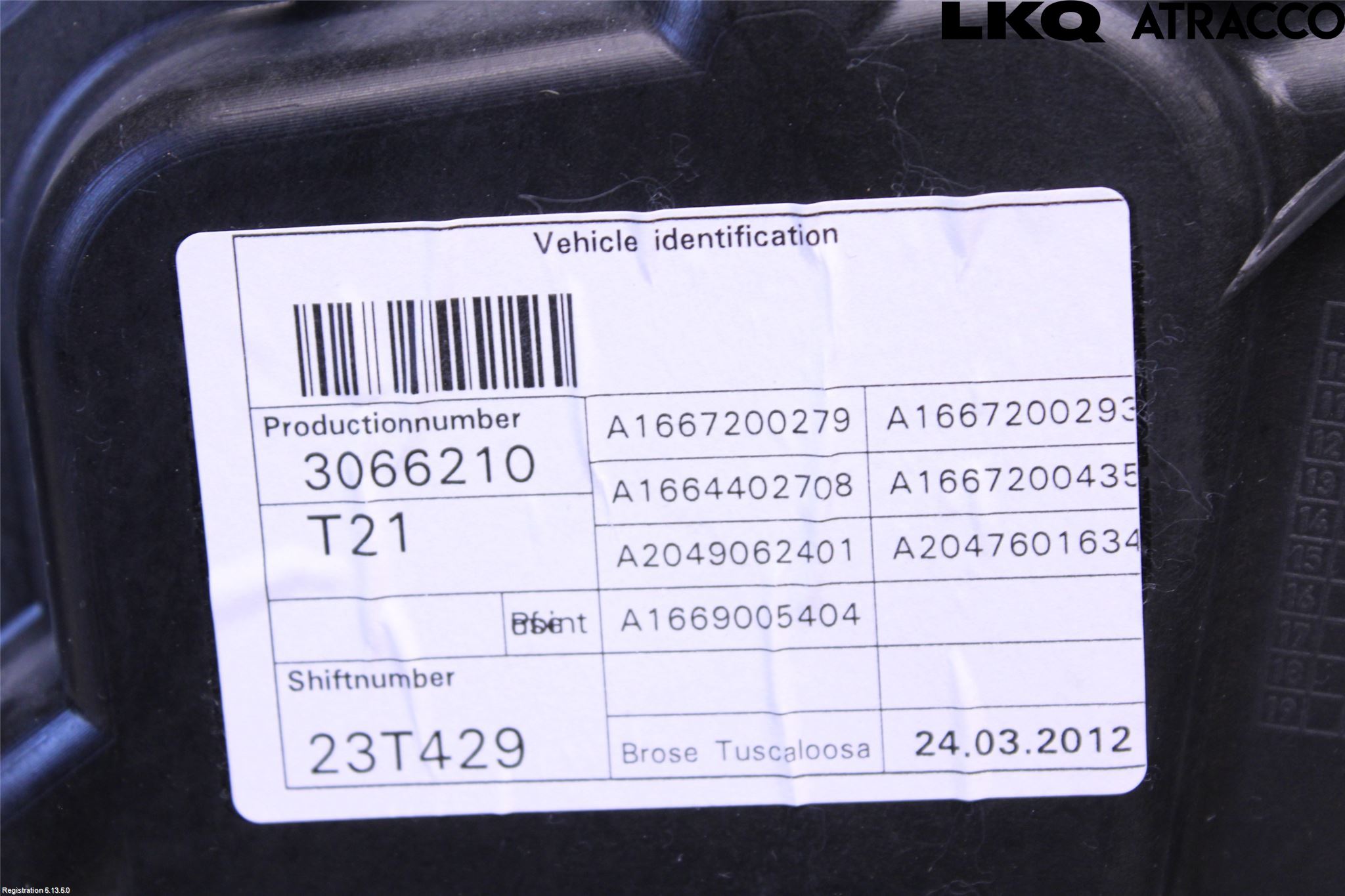 Mercedes-Benz MB ML/GLE-KLASS (W166) 12-18 Vindusheis El Komp