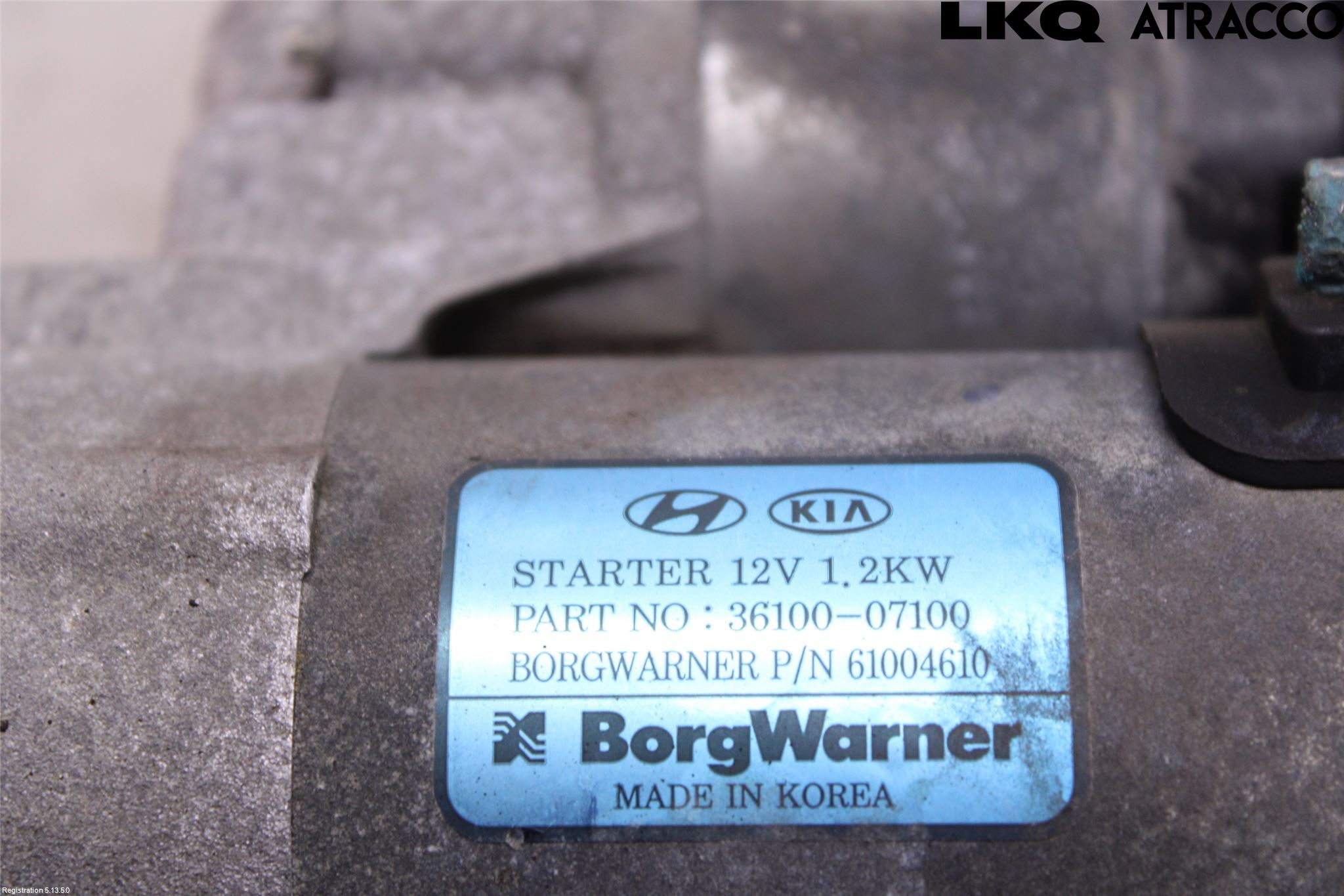 Kia PICANTO 17- Startmotor