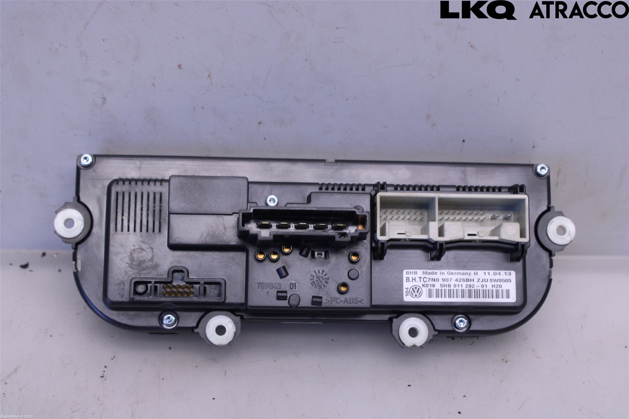 Volkswagen VW TOURAN 10-15 Varme Ac Betjening-Display