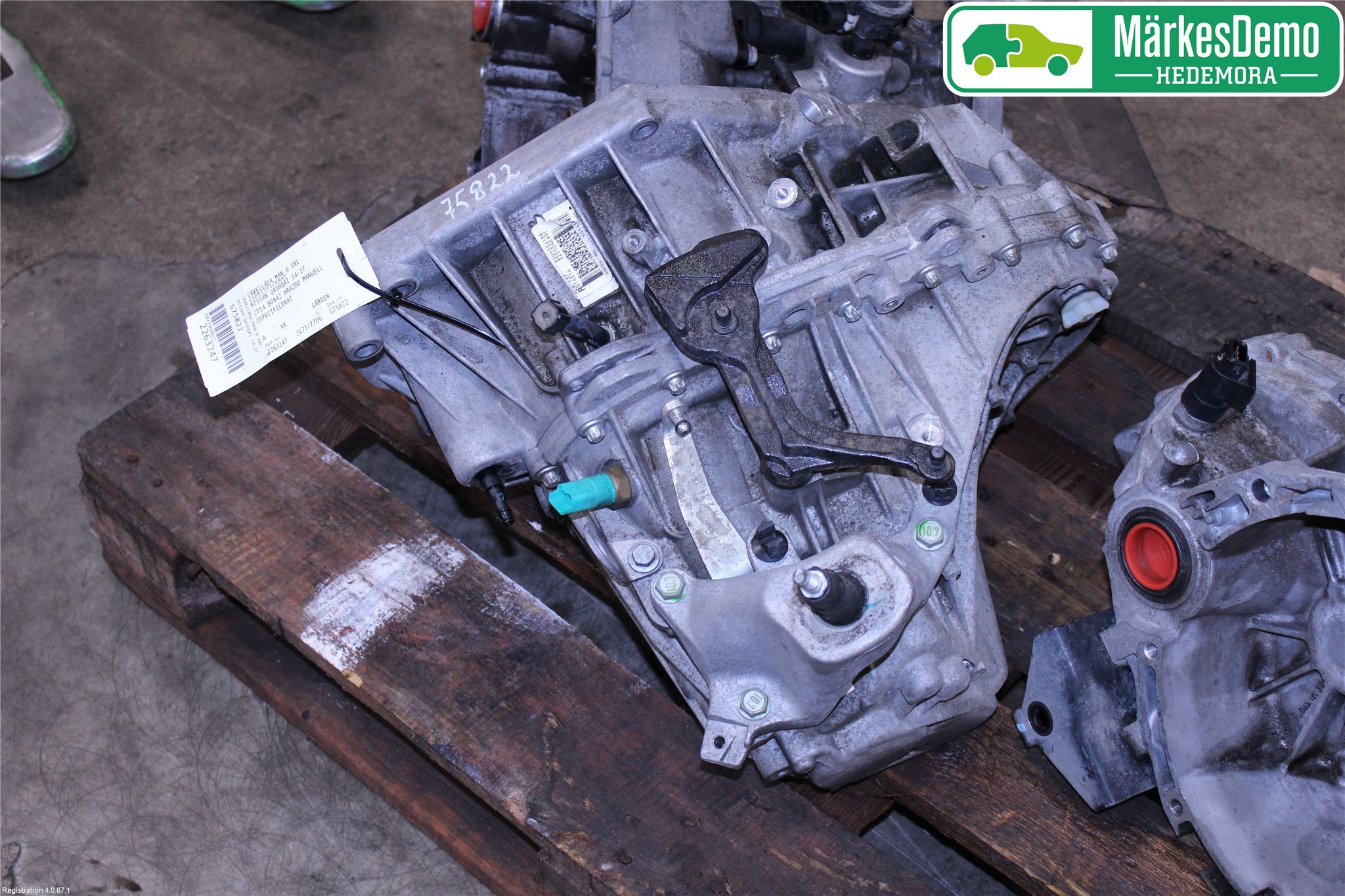 Nissan QASHQAI 14-17 Gearkasse 6 Trinn