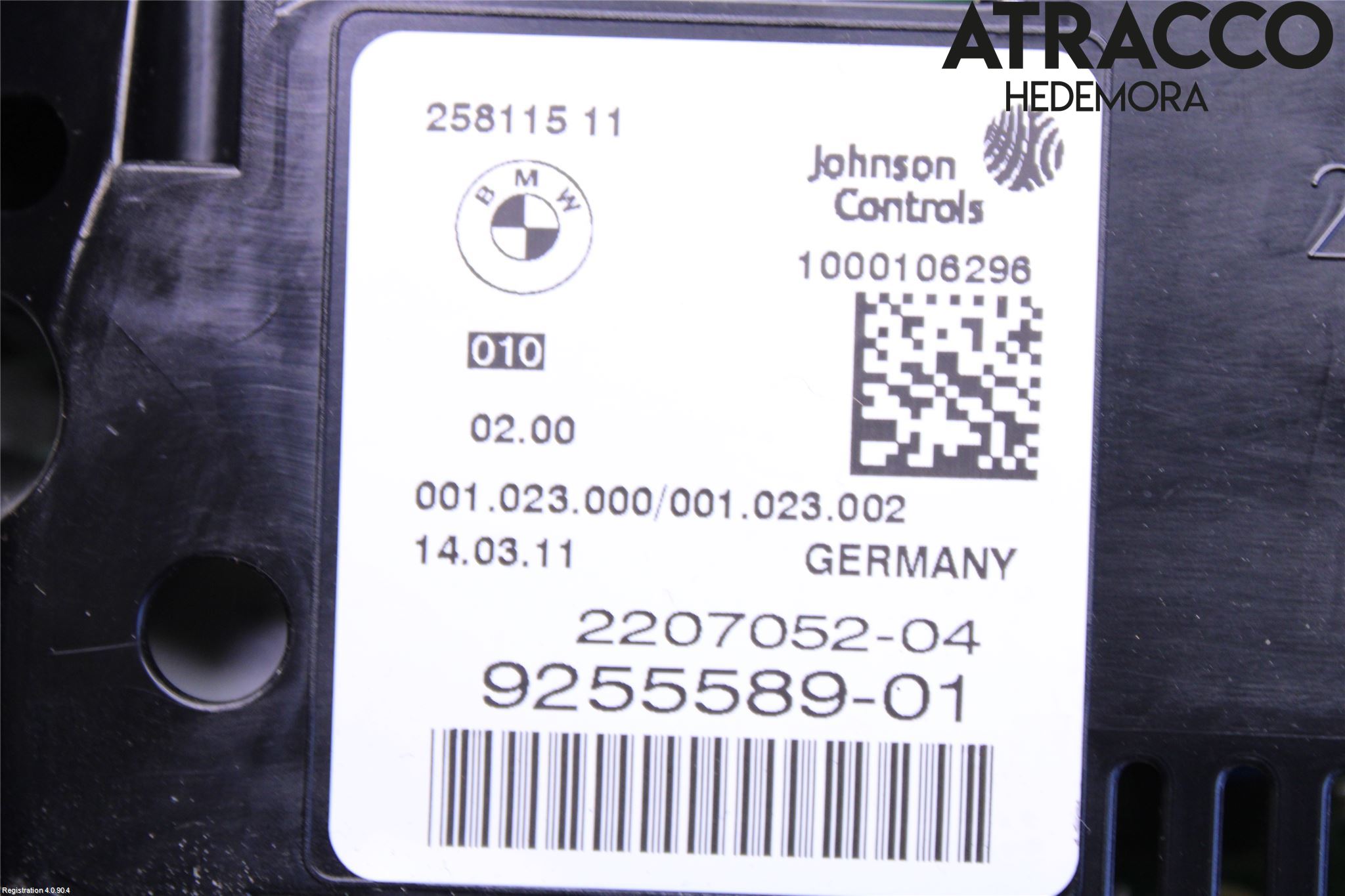 BMW 5 F10/F11/F18 09-17 Instr Kombinert