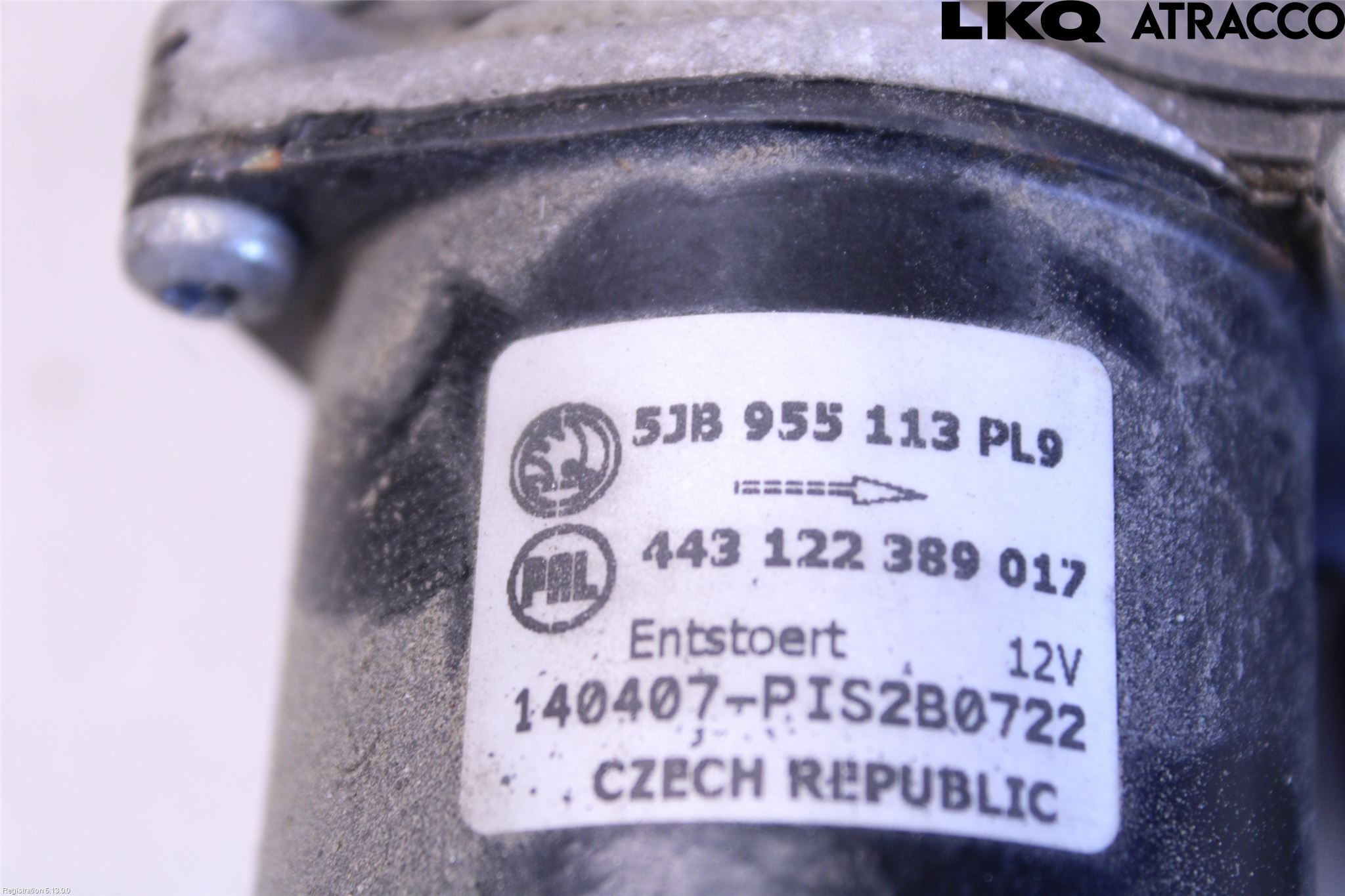 Skoda RAPID Viskermotor Frontrute