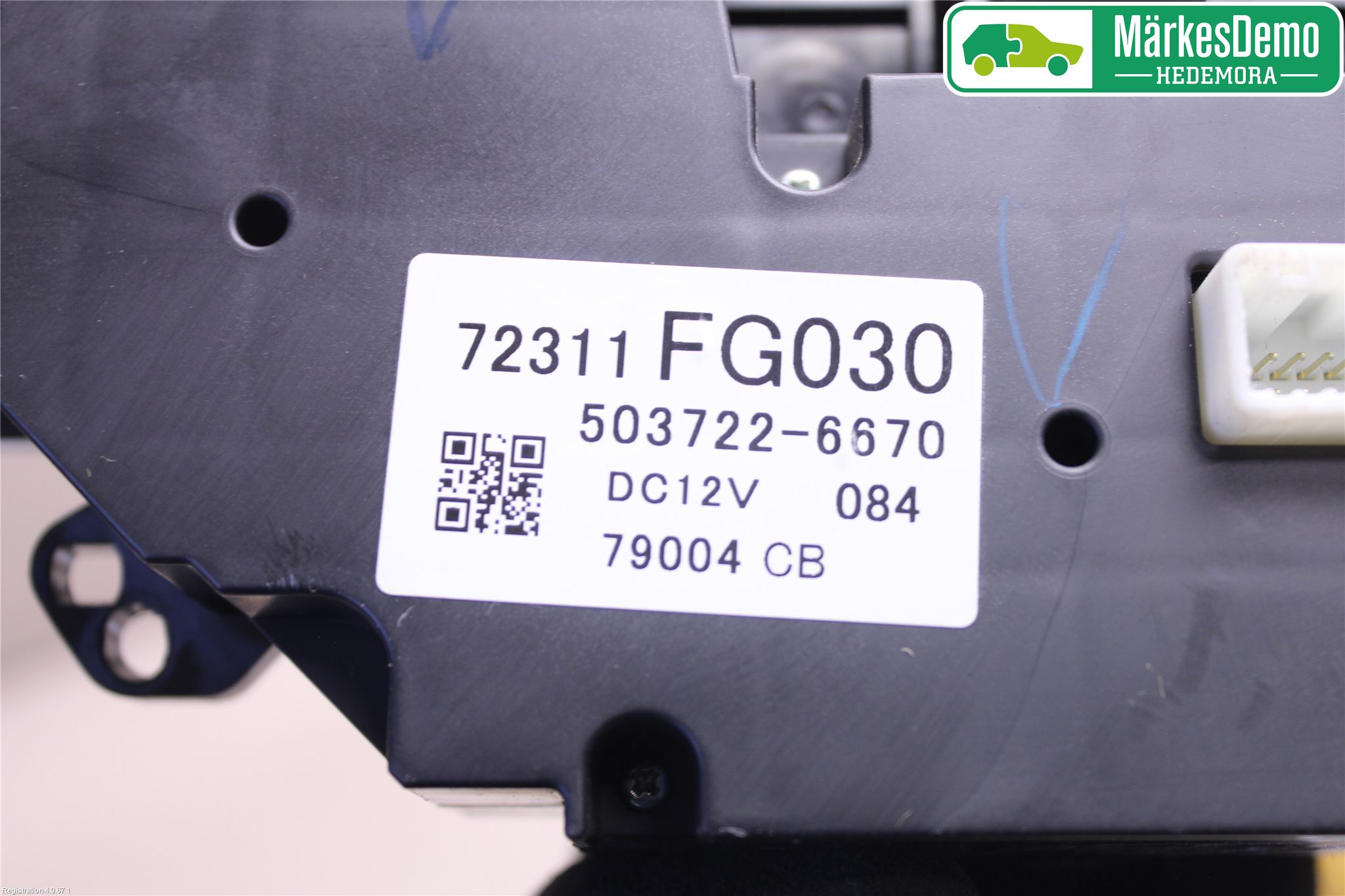 Subaru IMPREZA III 08-11 Varme Ac Betjening-Display