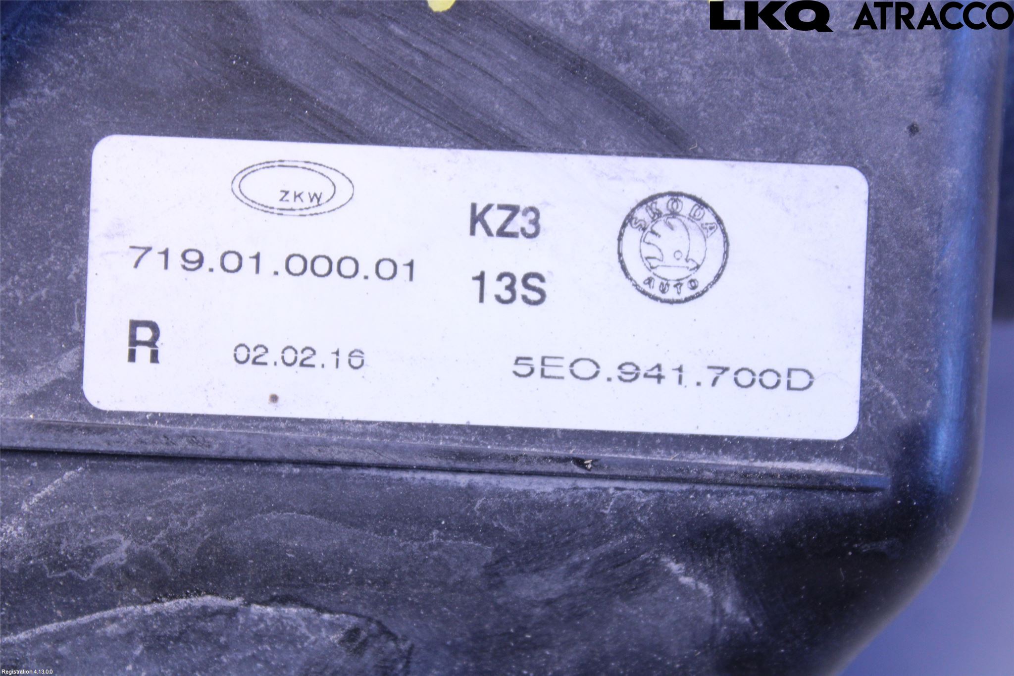 Skoda OCTAVIA (5E) 13-20 Frontlykt-Kurve-Tåkelys