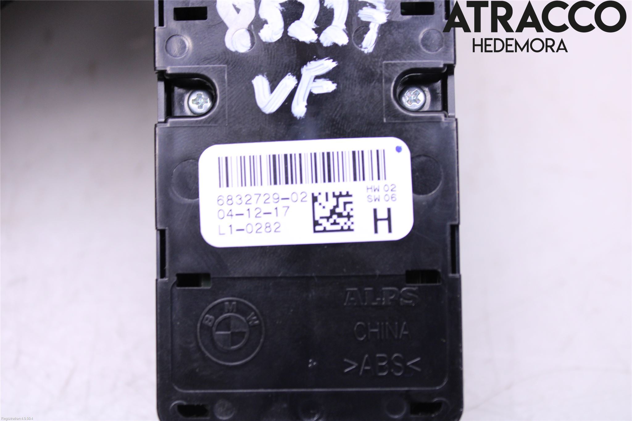 BMW 5 G30/G31/F90 17-23 Bryter Vindusheis