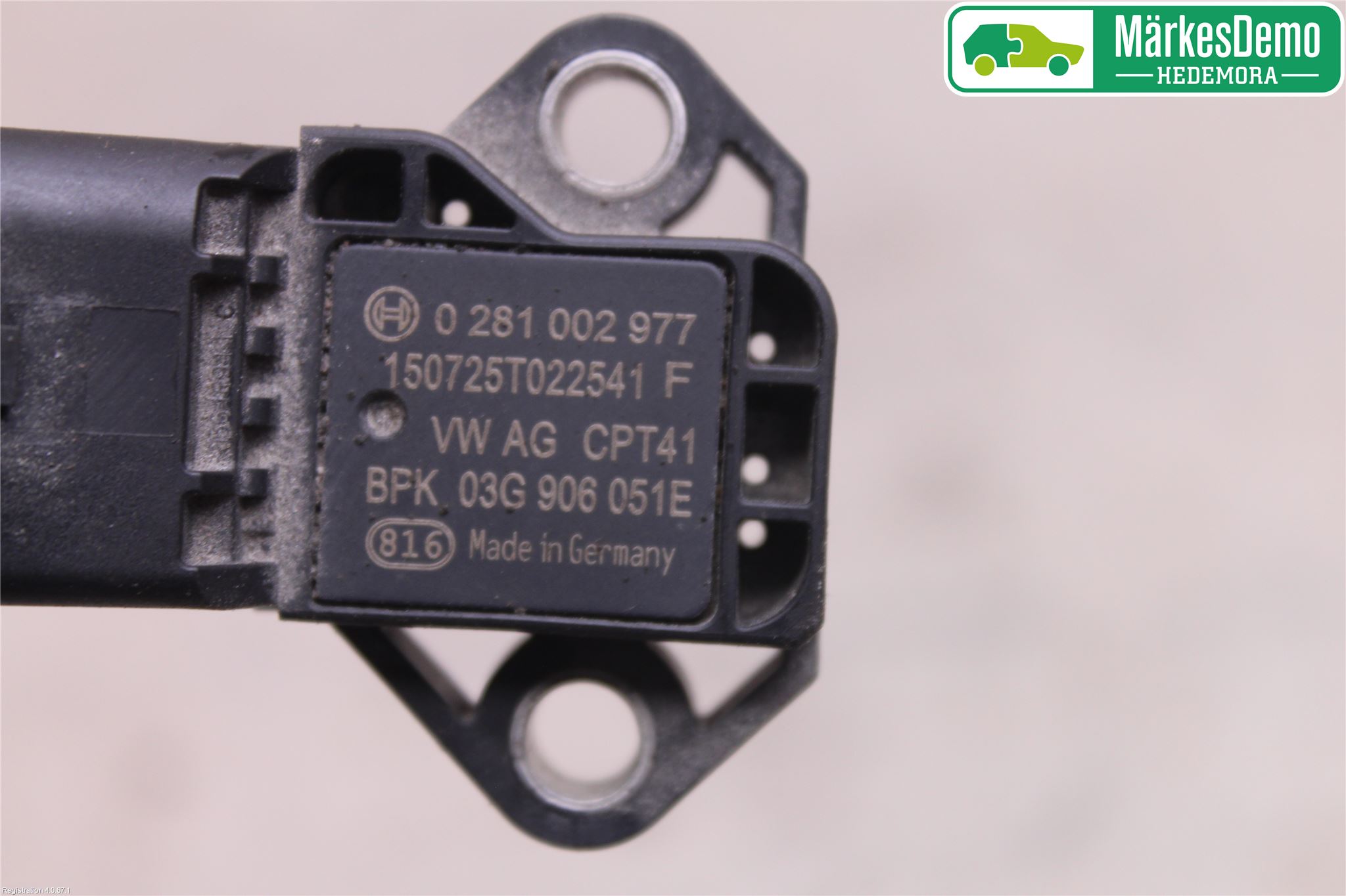 Volkswagen VW POLO 10-17 Inns Map - Trykkføler