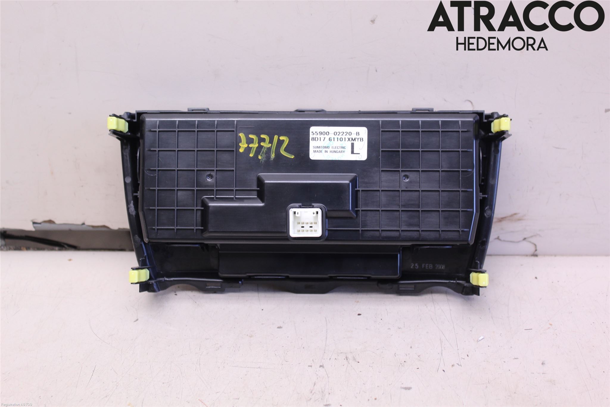 Toyota AURIS 07-09 Varme Ac Betjening-Display