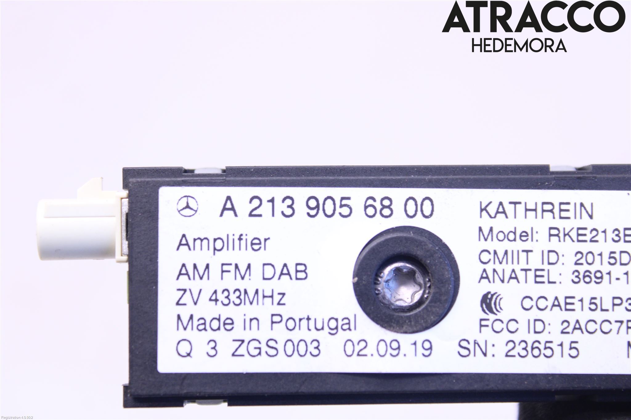 Mercedes-Benz MB CLA-KLASS (C118/X118) 19- Stereo Antenneforsterker