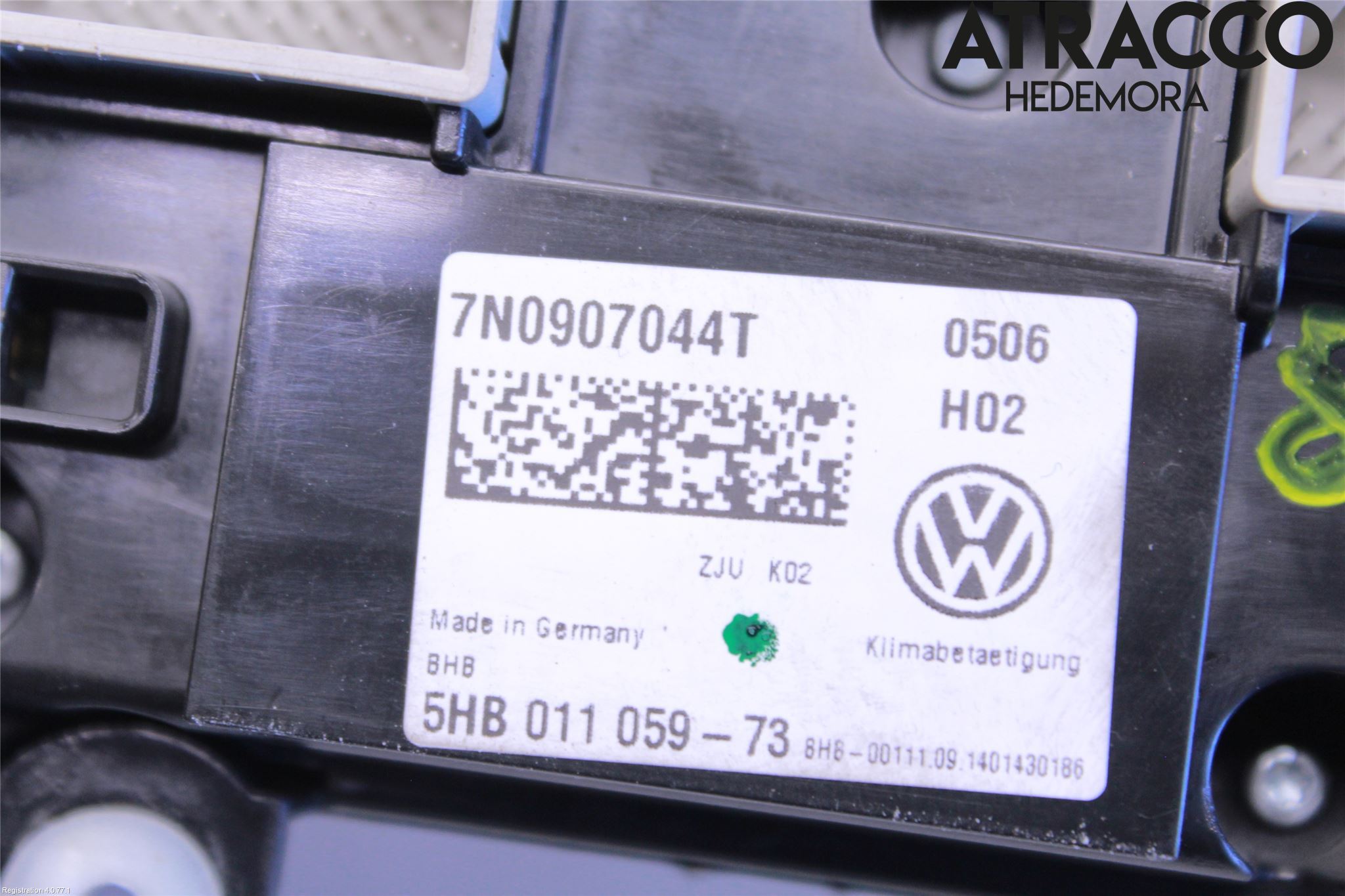 Volkswagen VW SHARAN 11- Varme Ac Betjening-Display