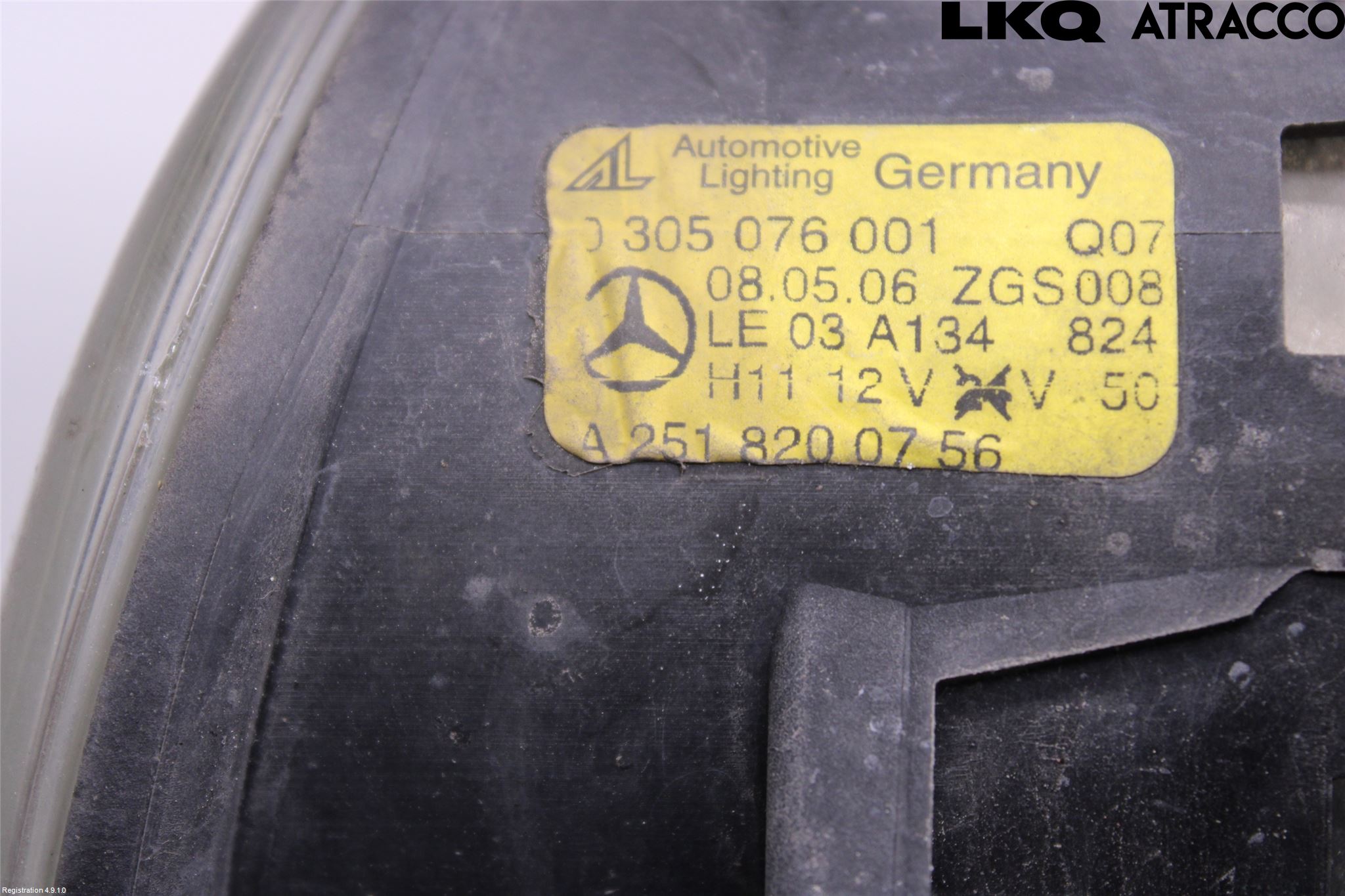 Mercedes-Benz MB S-KLASS (W221) 05-13 Frontlykt-Kurve-Tåkelys