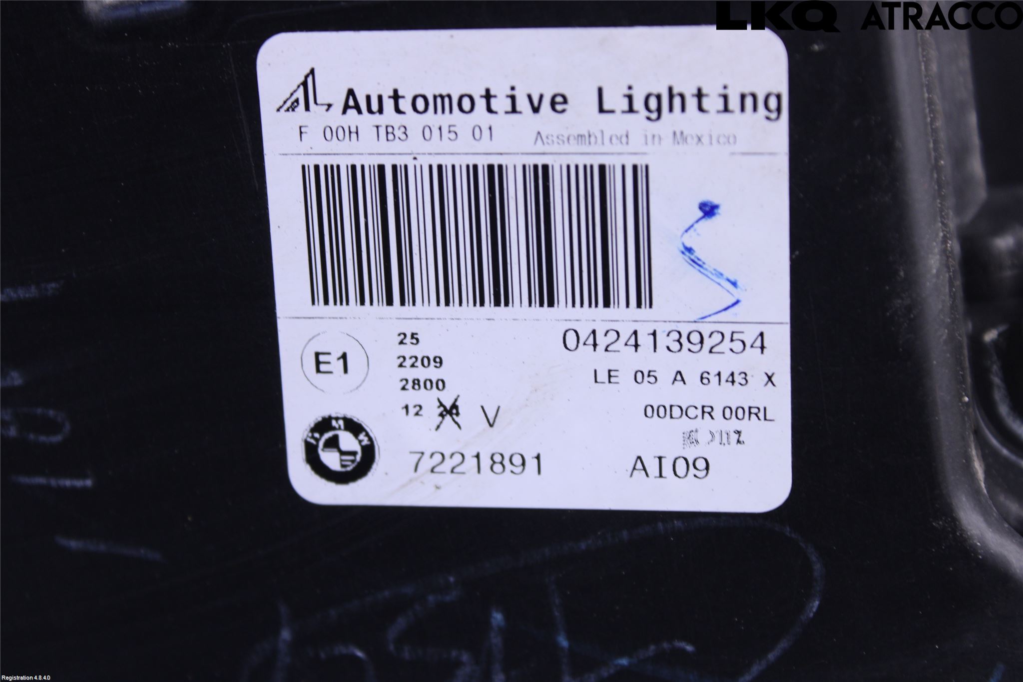 BMW X5 E70 07-13 Frontlykt Venstre