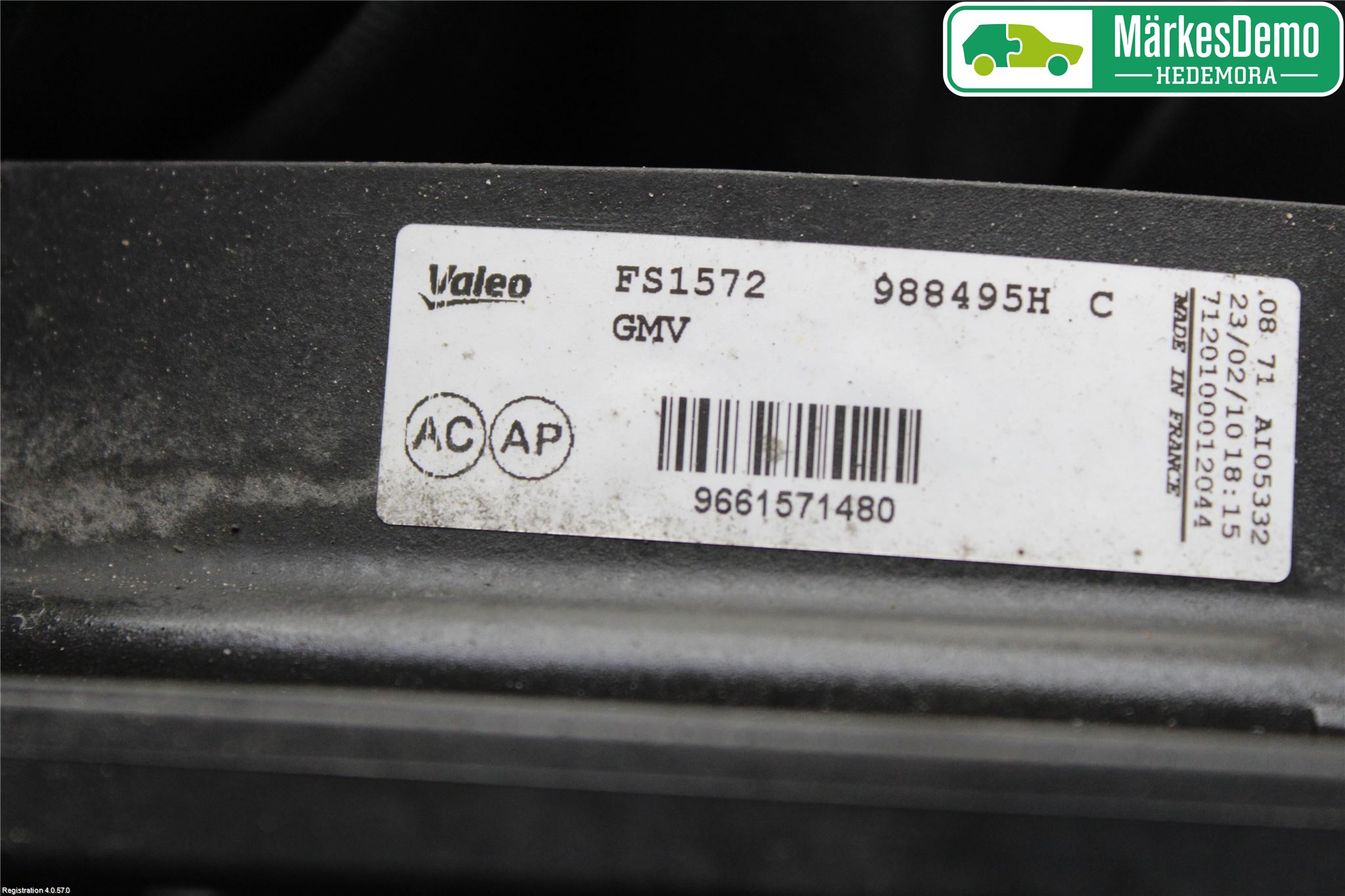 Citroen C4 GRAND PICASSO 07-13 Kjølevifte Elektrisk