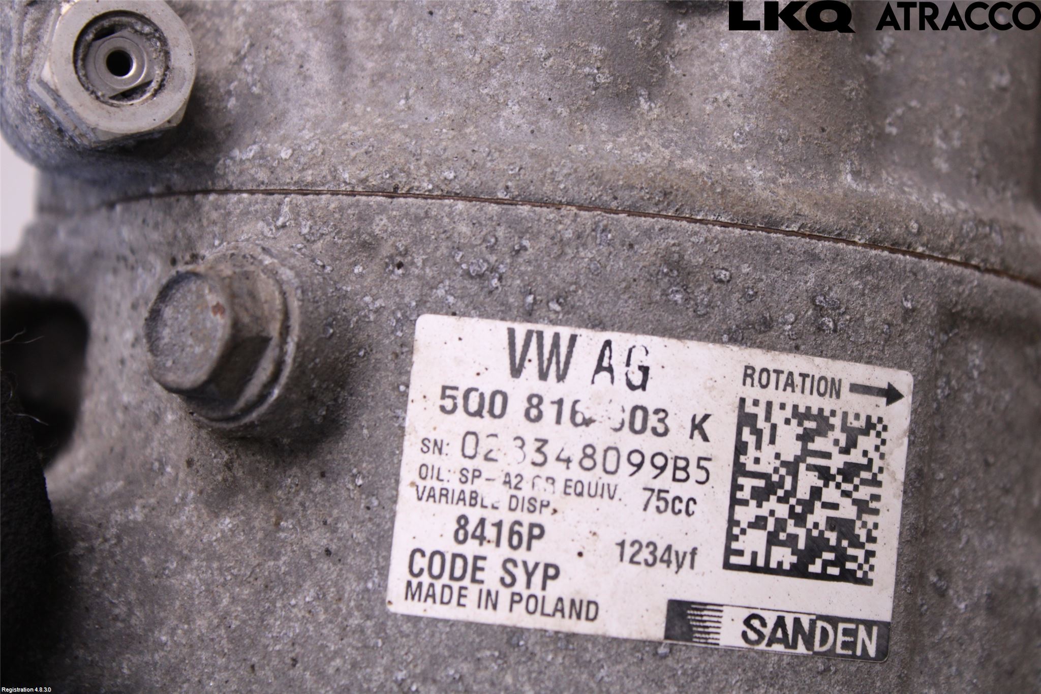 Volkswagen VW PASSAT 20-24 Varme Ac Kompressor