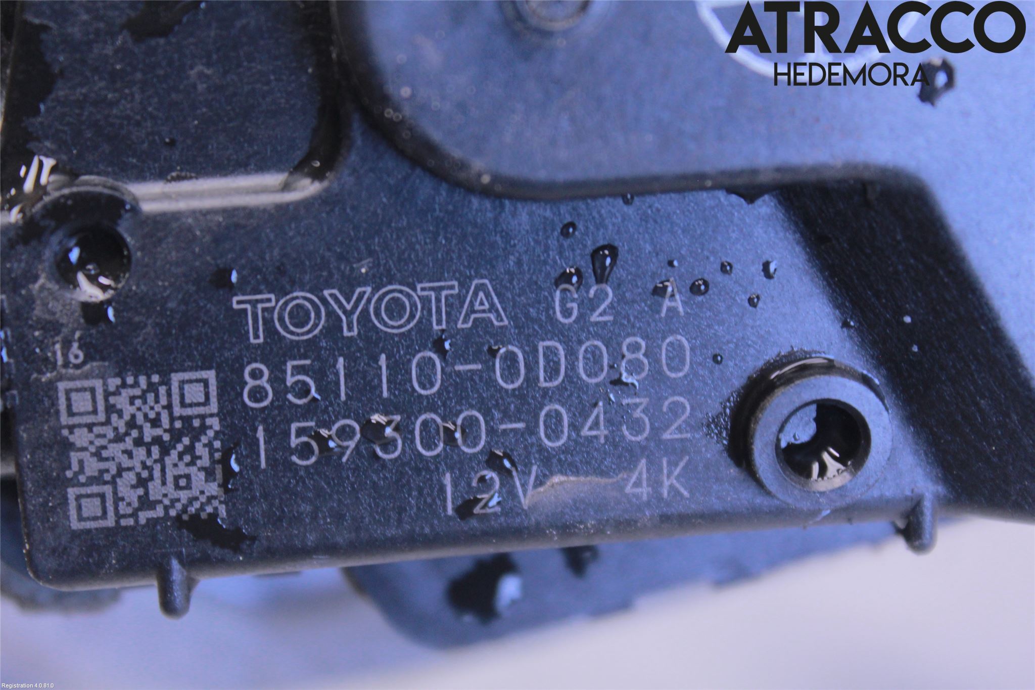 Toyota YARIS XP90 06-11 Viskermotor Frontrute