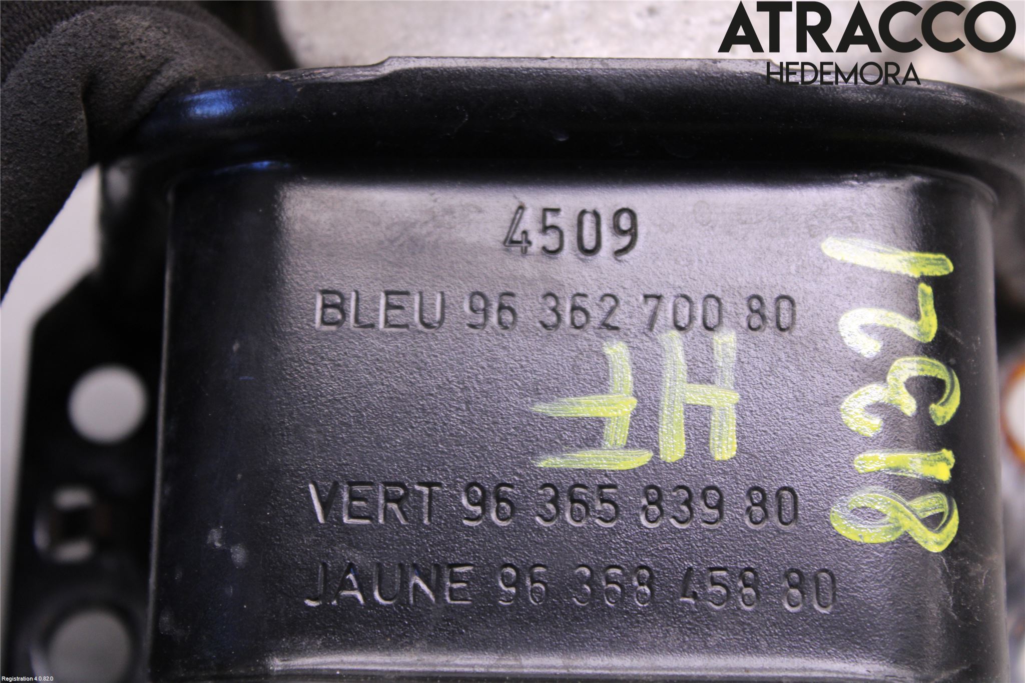 Peugeot 3008 09-16 Motor Feste Stål-Alu