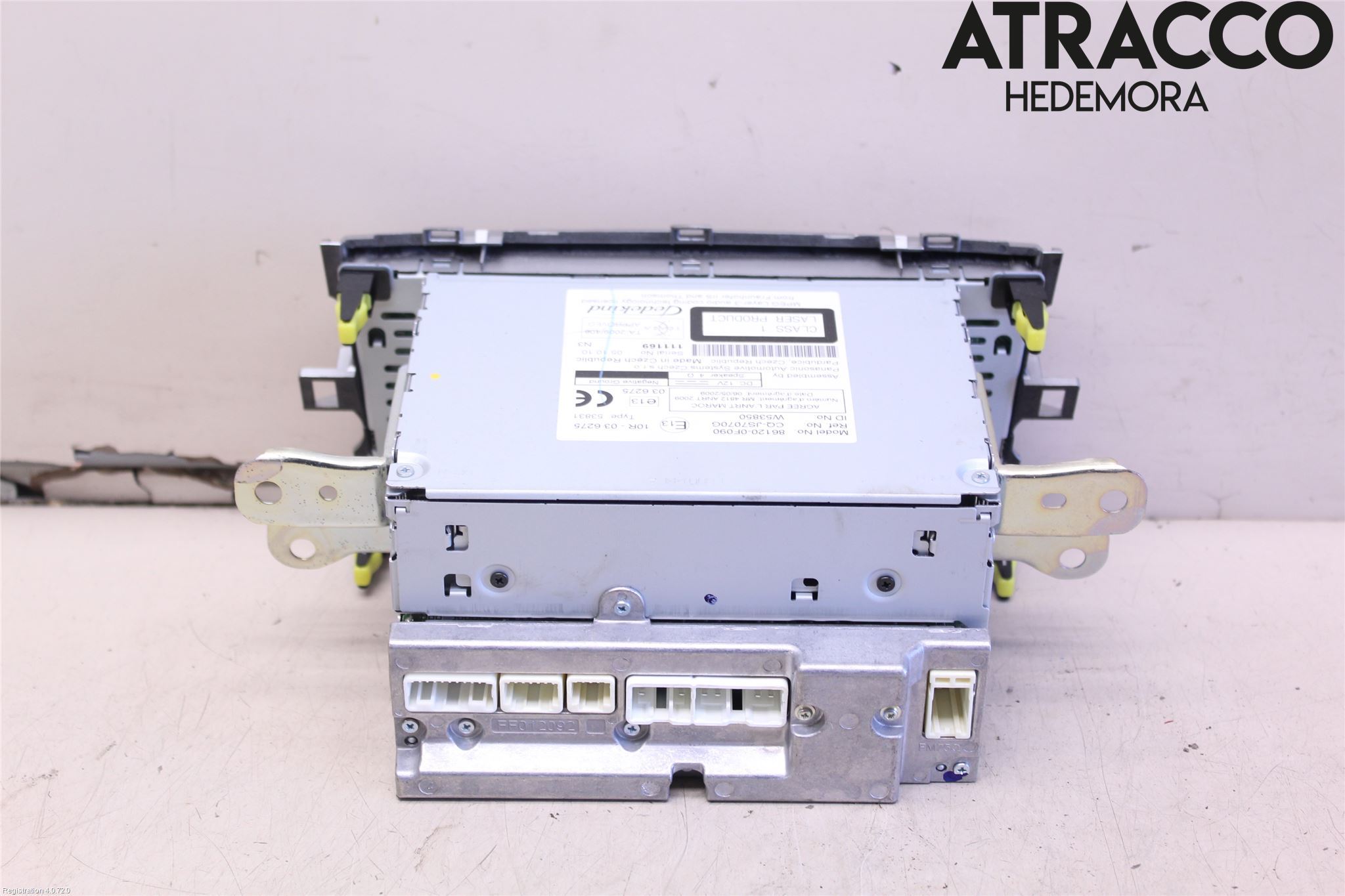 Toyota VERSO 09-18 Stereo Radio Med Cd