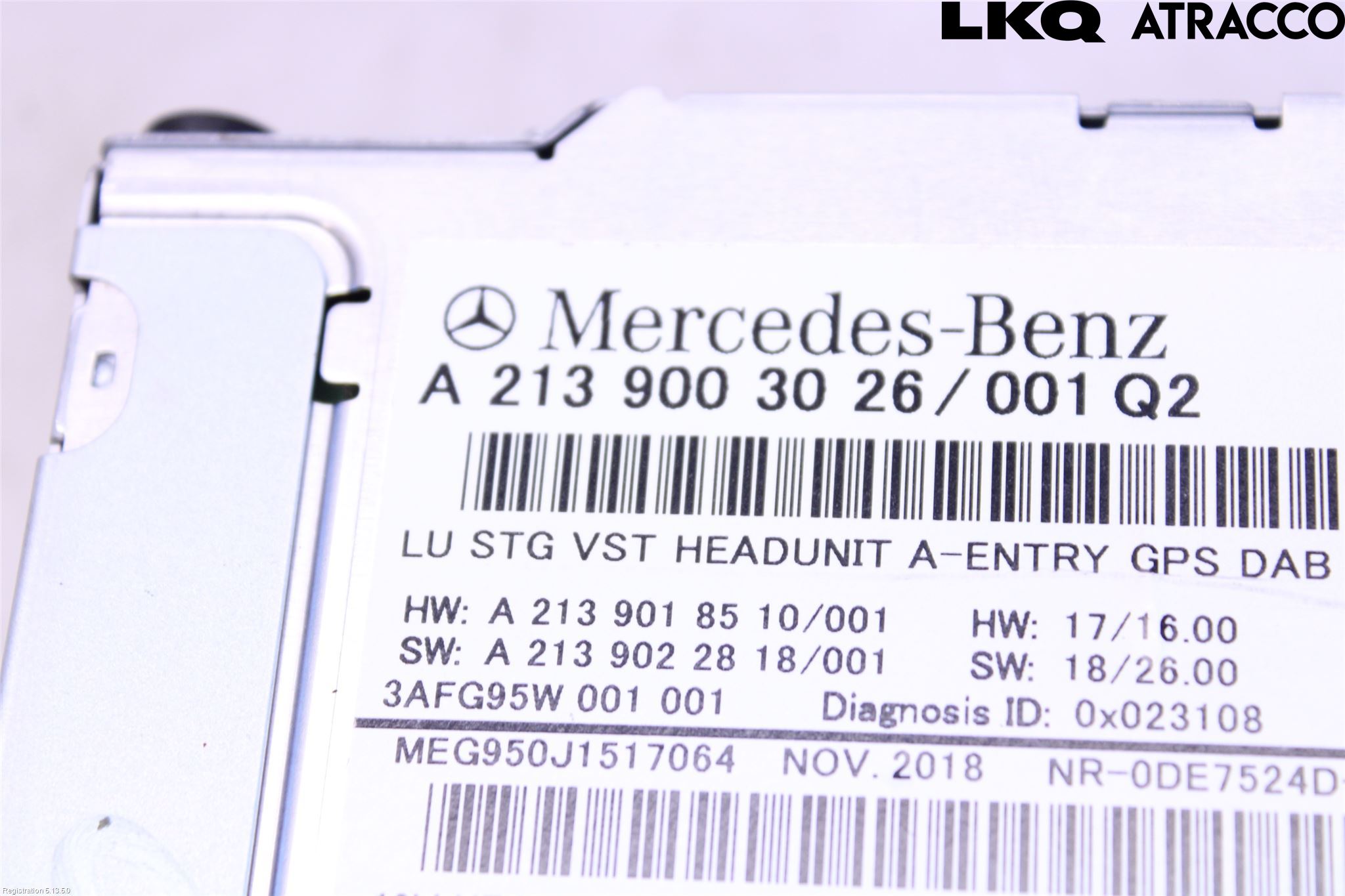 Mercedes-Benz MB E-KLASS (W213) 16-23 Stereo Radio Med Cd