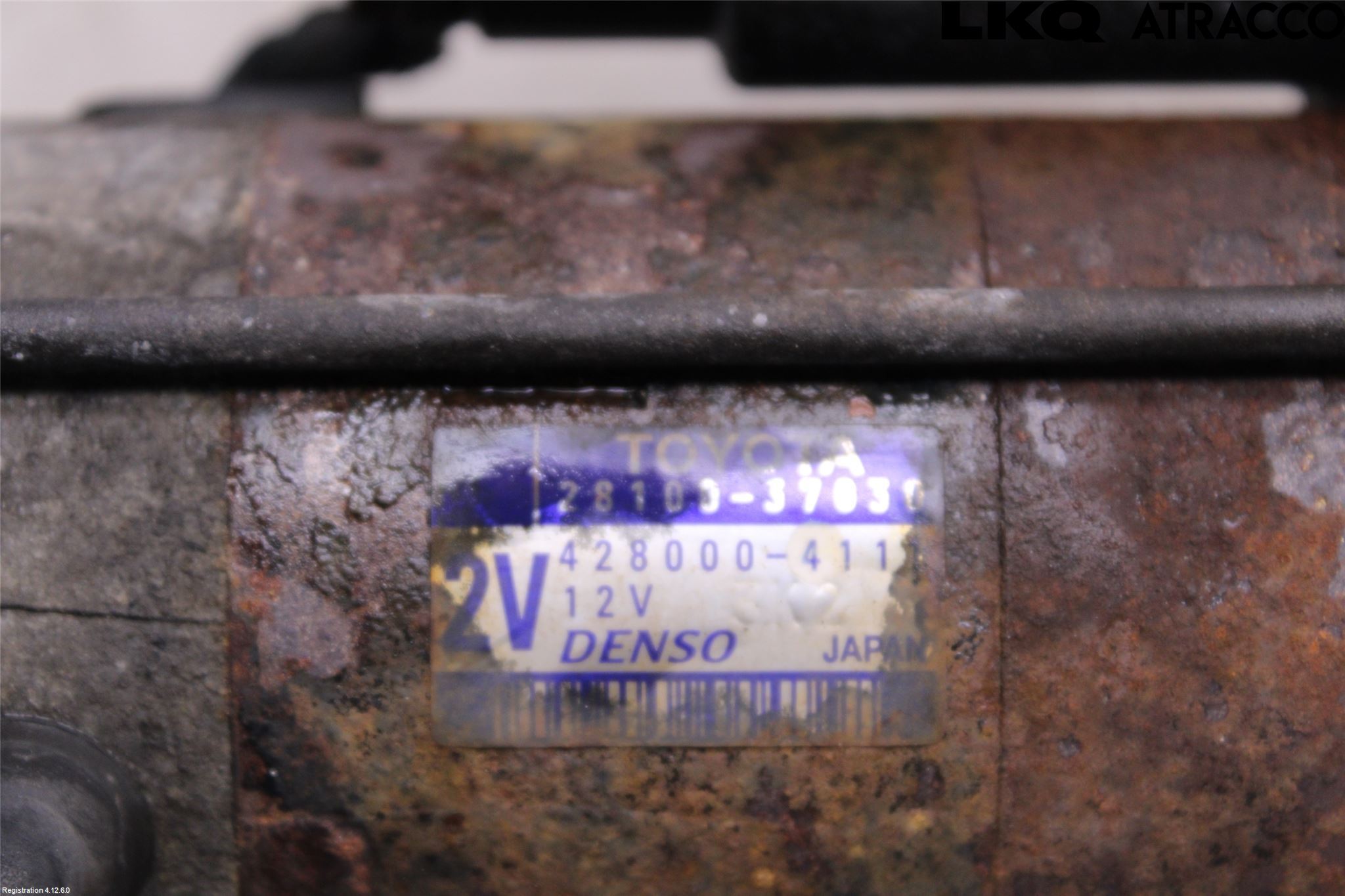 Toyota COROLLA 08-12 Startmotor
