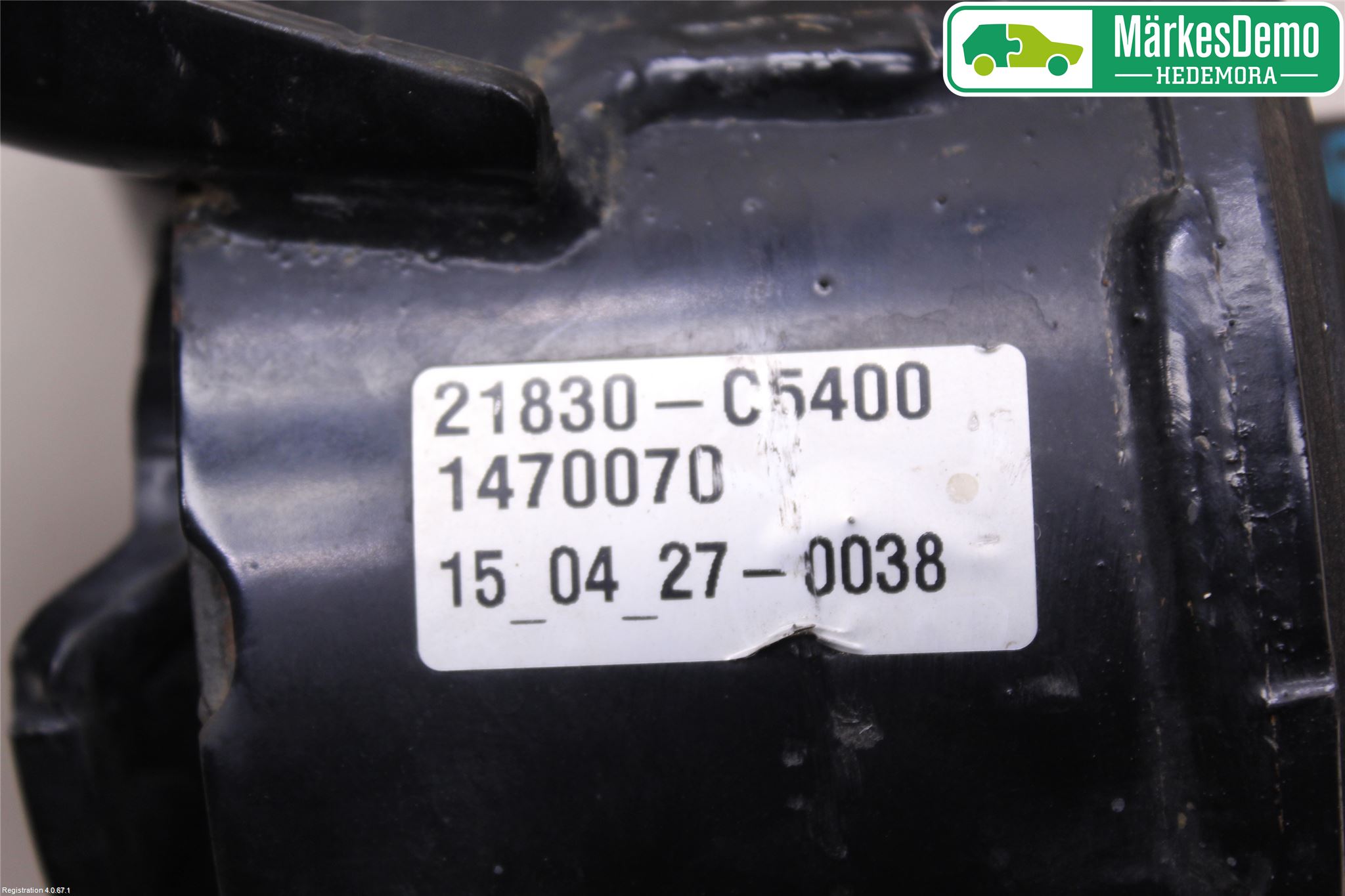 Kia SORENTO 15-20 Gearkasse Feste Gummi