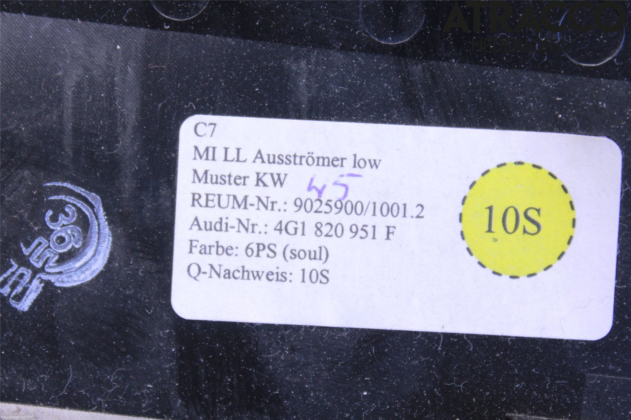 Audi A7/S7 4G 11-17 Dashbord Kanal - Dyse