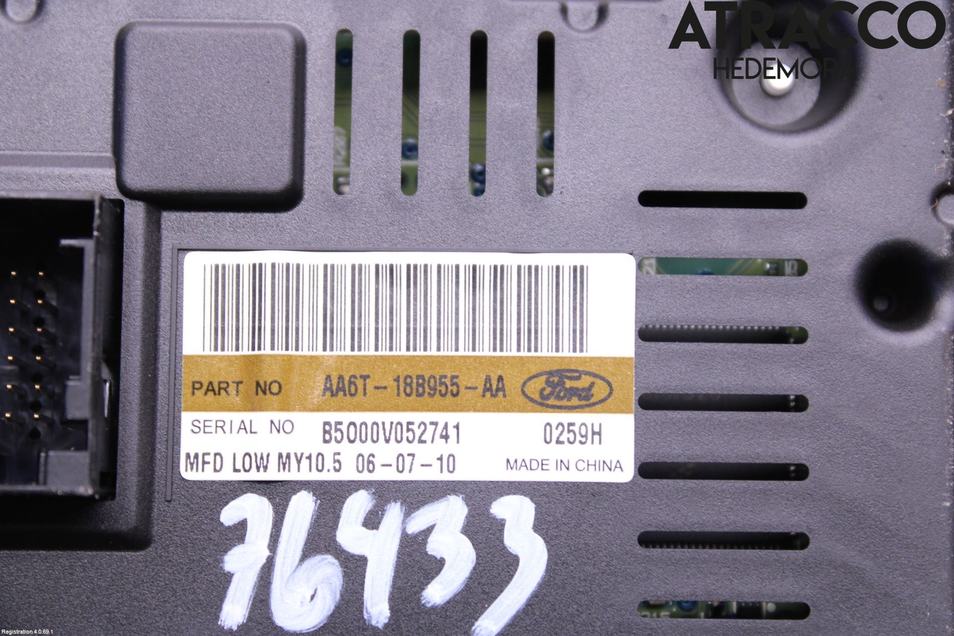 Ford FIESTA 09-12 Kjørecomputer