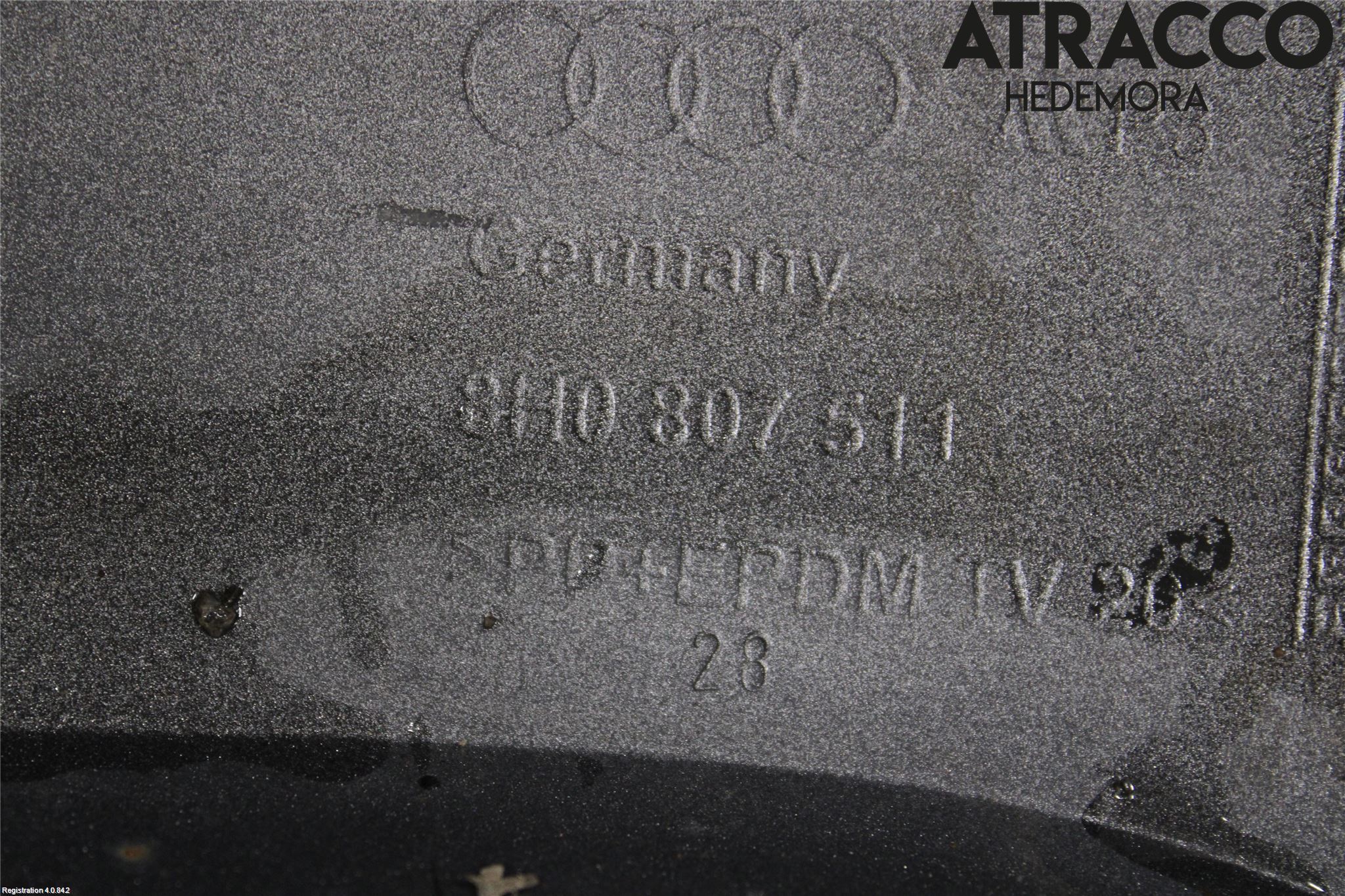 Audi A4/S4 01-05 Støtfanger Bak Overtrekk