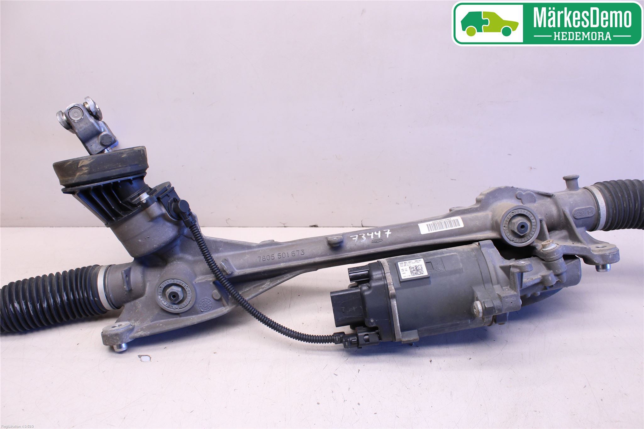 Volkswagen VW GOLF / E-GOLF VII 13-20 Servo Snekke - Tannstang