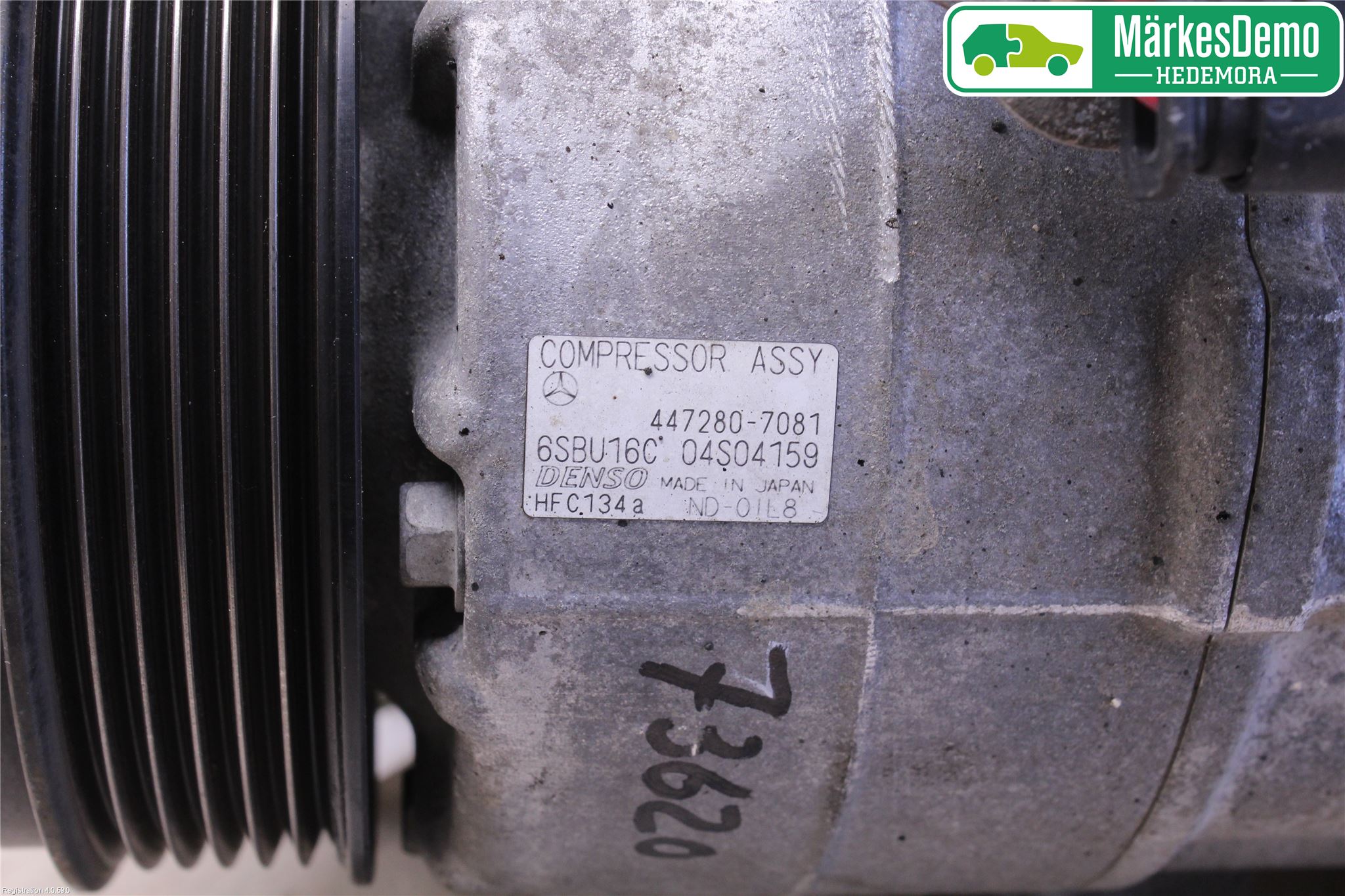Mercedes-Benz MB E-KLASS (W212) 09-16 Varme Ac Kompressor