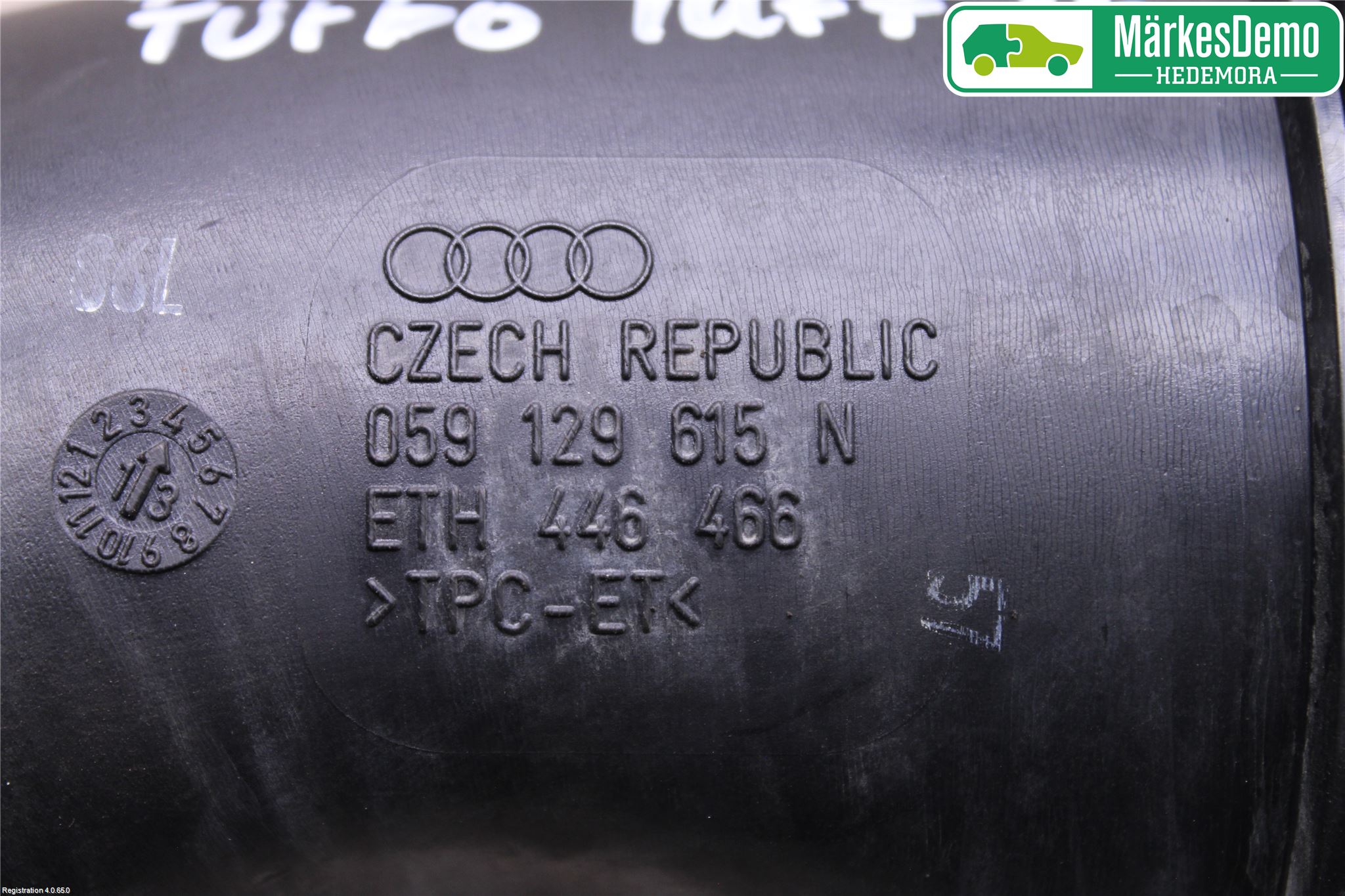 Audi A7/S7 4G 11-17 Inns Gummibelg - Slange