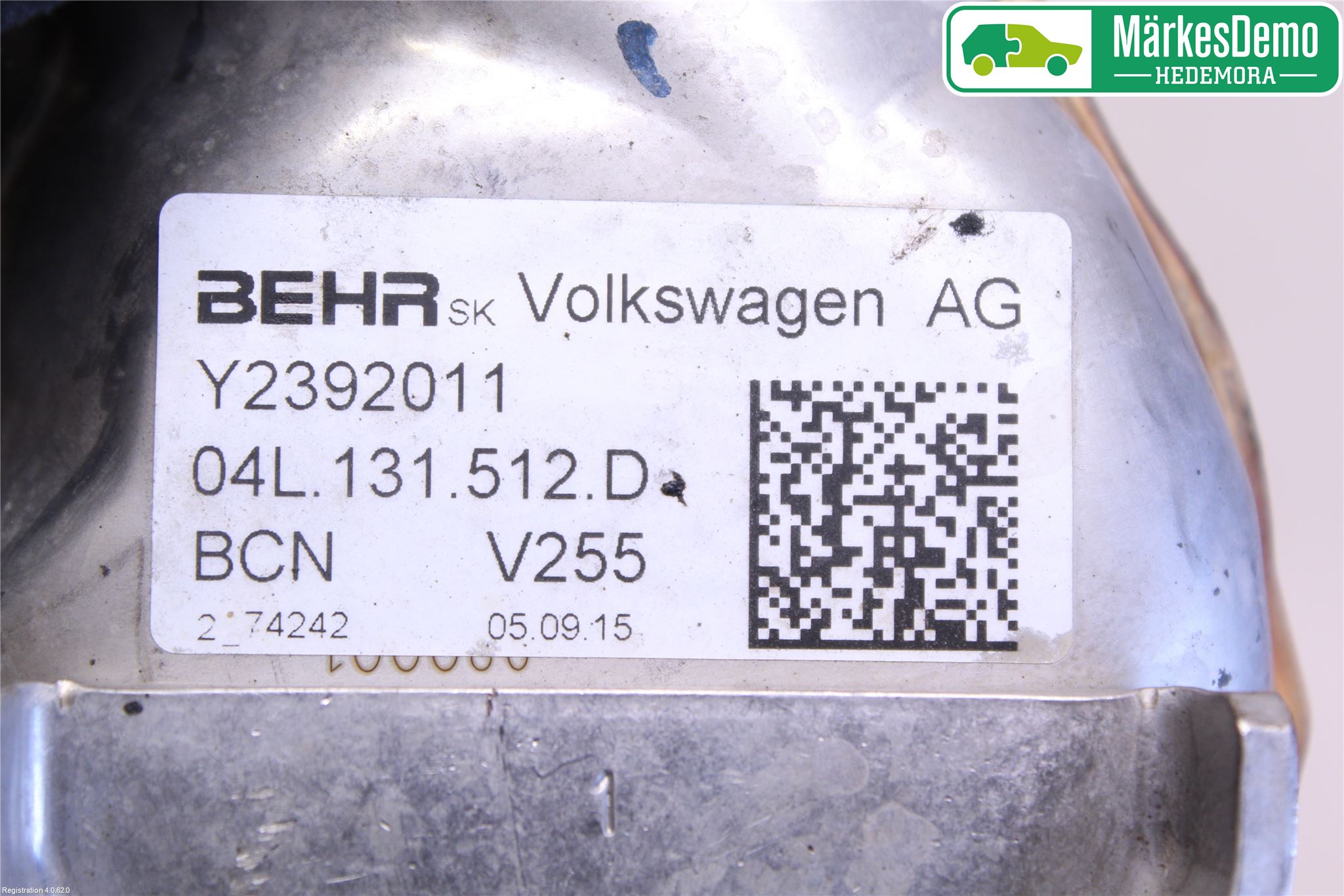 Volkswagen VW TIGUAN 07-16 Eksos Kjøler