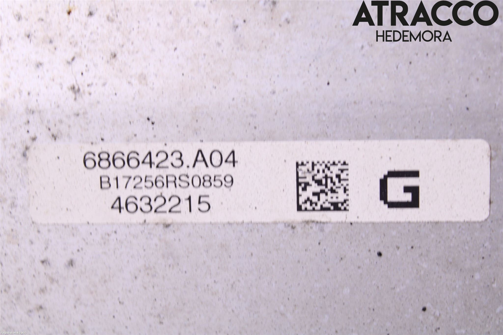 BMW 5 G30/G31/F90 17-23 Bakaksel Feste Travers-Ramme