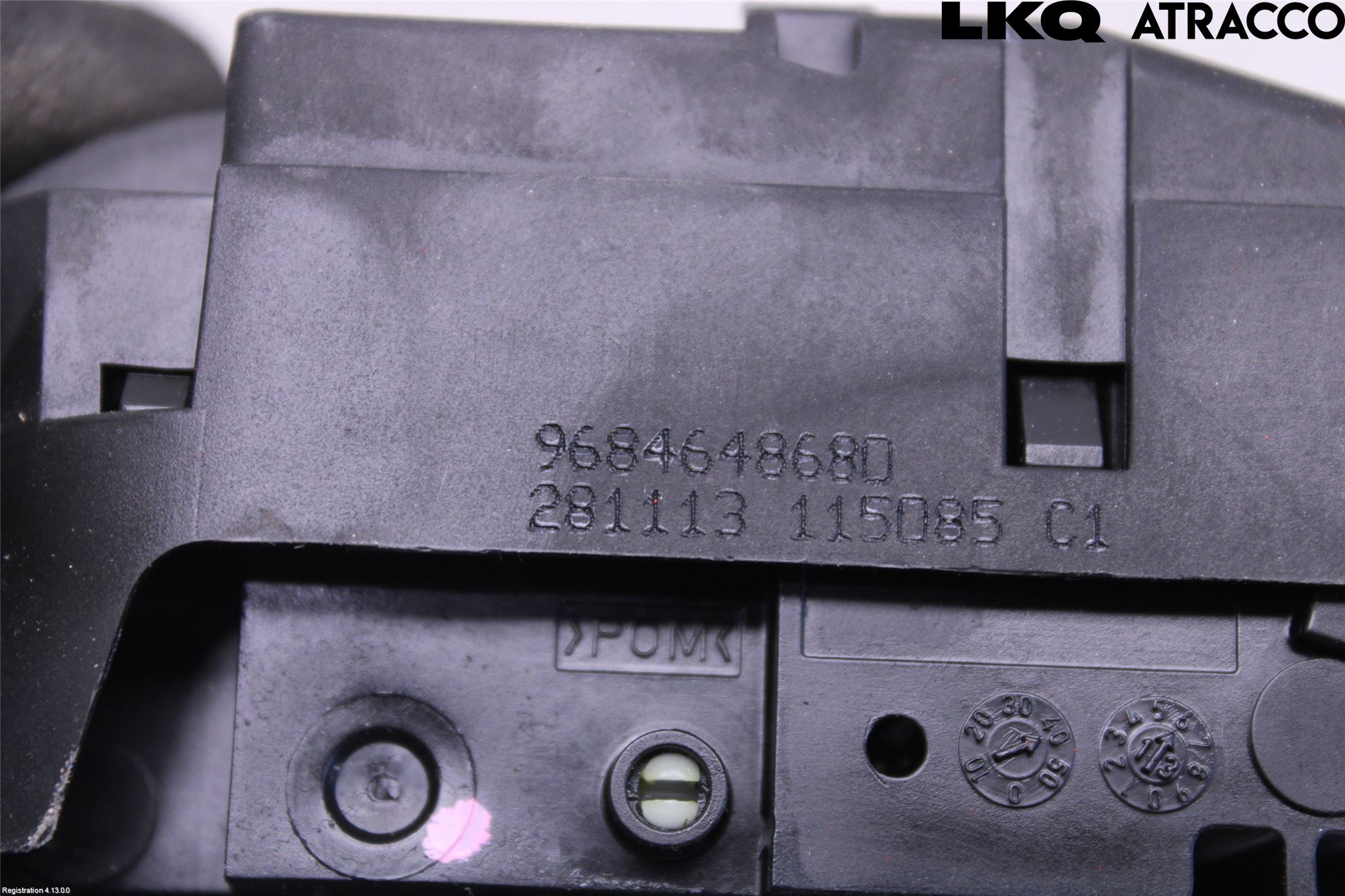 Peugeot 508 11-18 Bakluke-Lokk Låsekasse