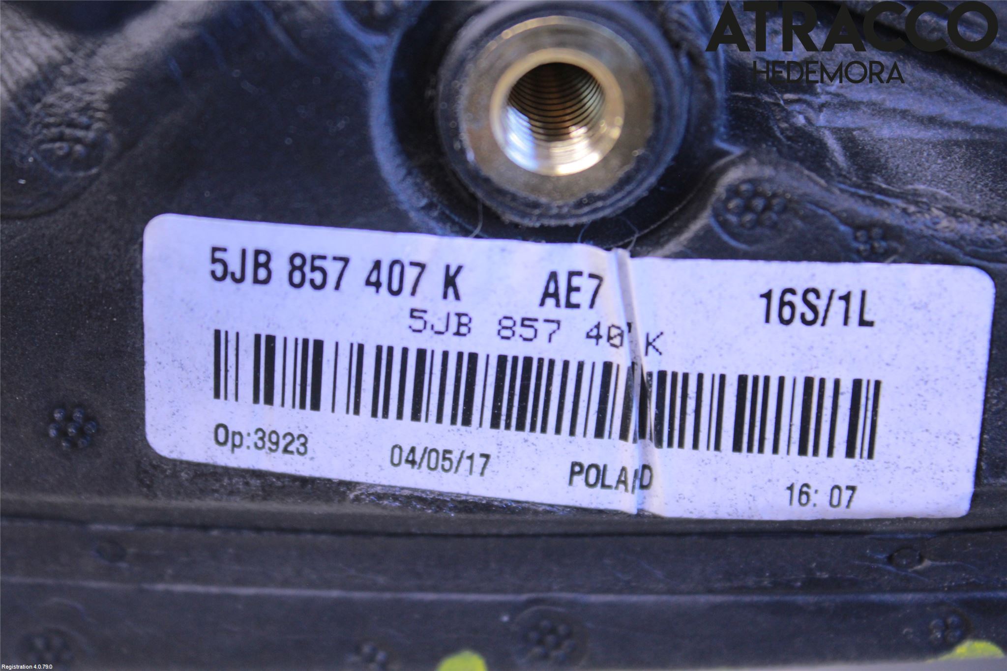 Skoda RAPID Speil V M-El Justering