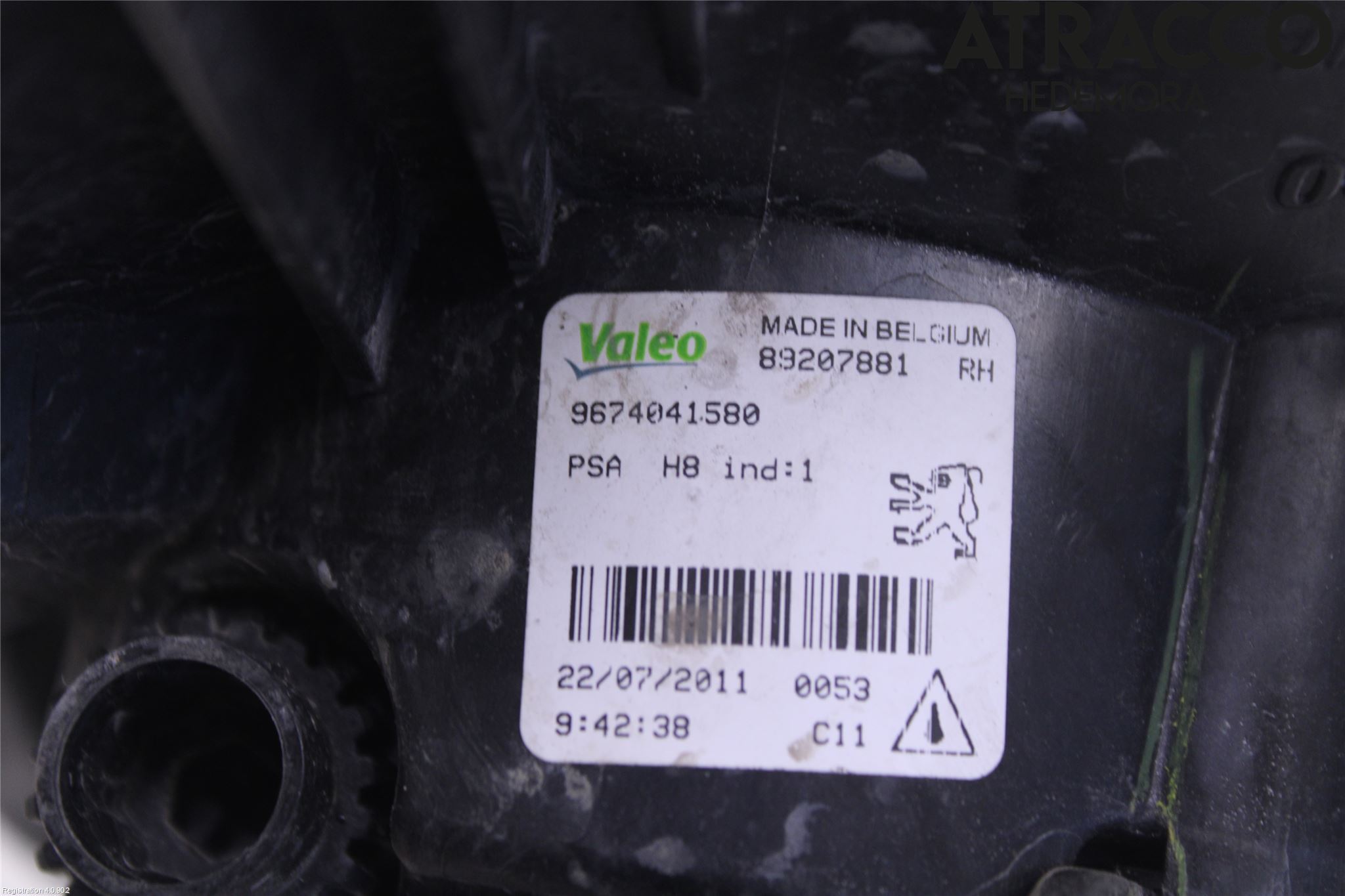 Peugeot 308 08-13 Frontlykt-Kurve-Tåkelys