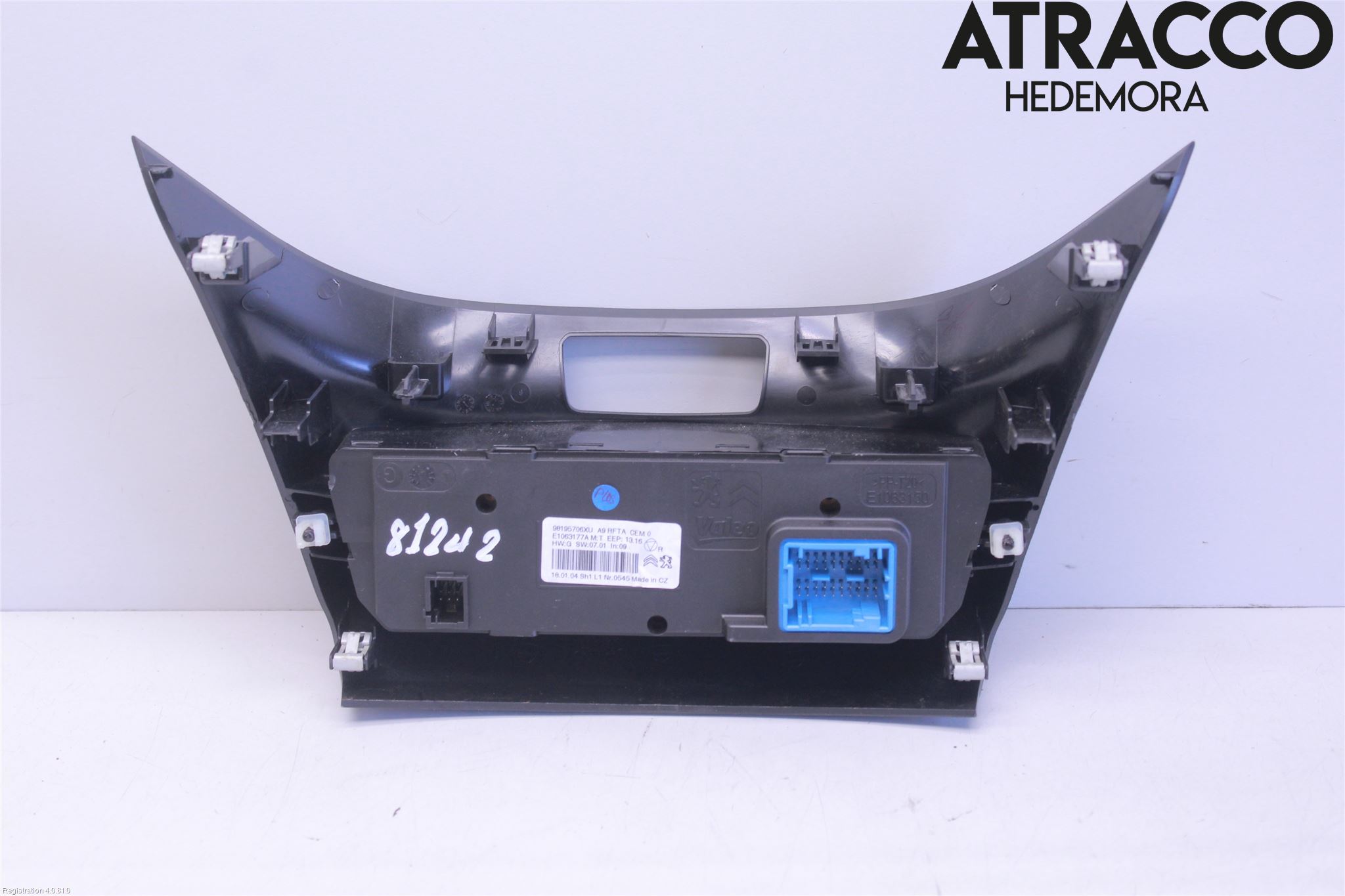 Peugeot 2008 13-20 Varme Ac Betjening-Display
