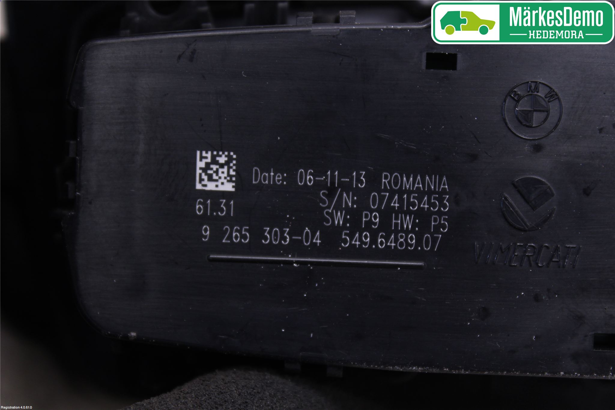 BMW 3 F30/F31/F80 12-19 Bryter Hovedlys