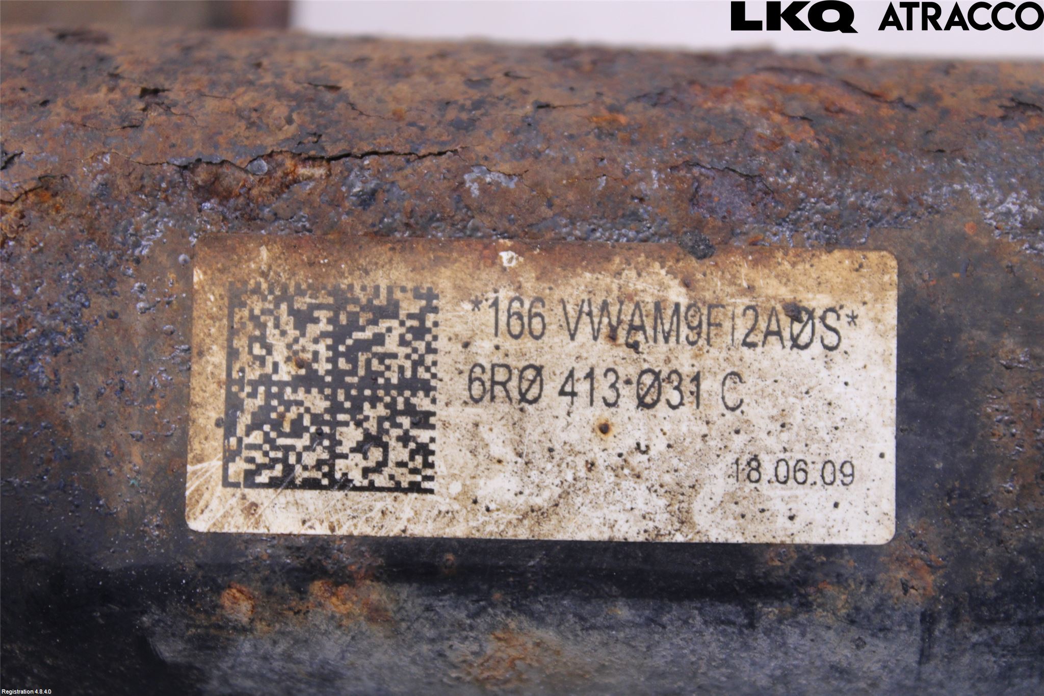 Volkswagen VW POLO 10-17 Fjærbein Foran Venstre