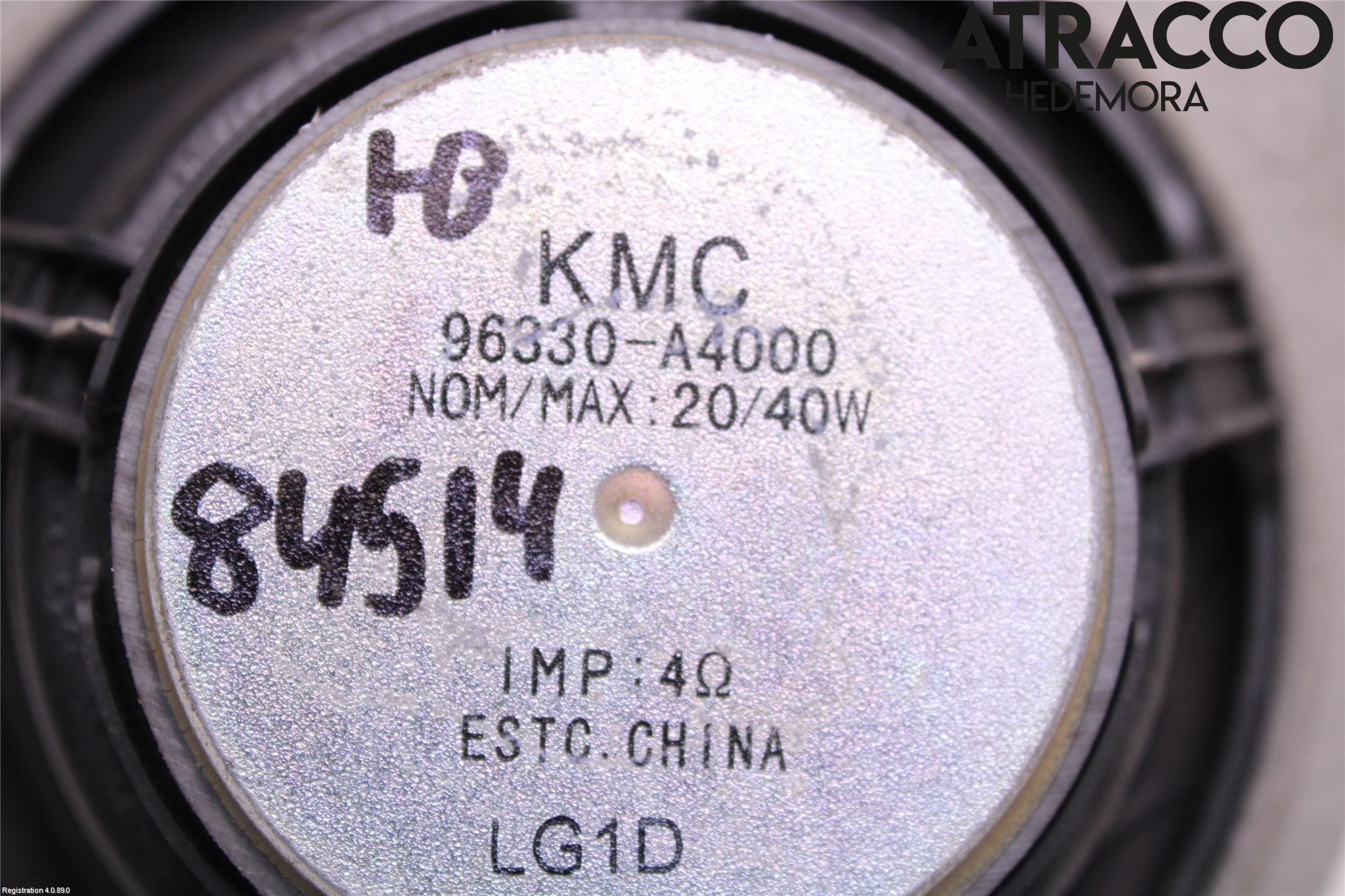 Kia CARENS III 13-19 Innr Høyttaler