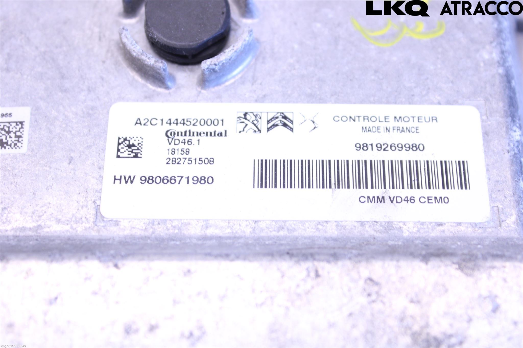 Citroen C4 GRAND PICASSO 14-18 Styreenhet Innsprøytning