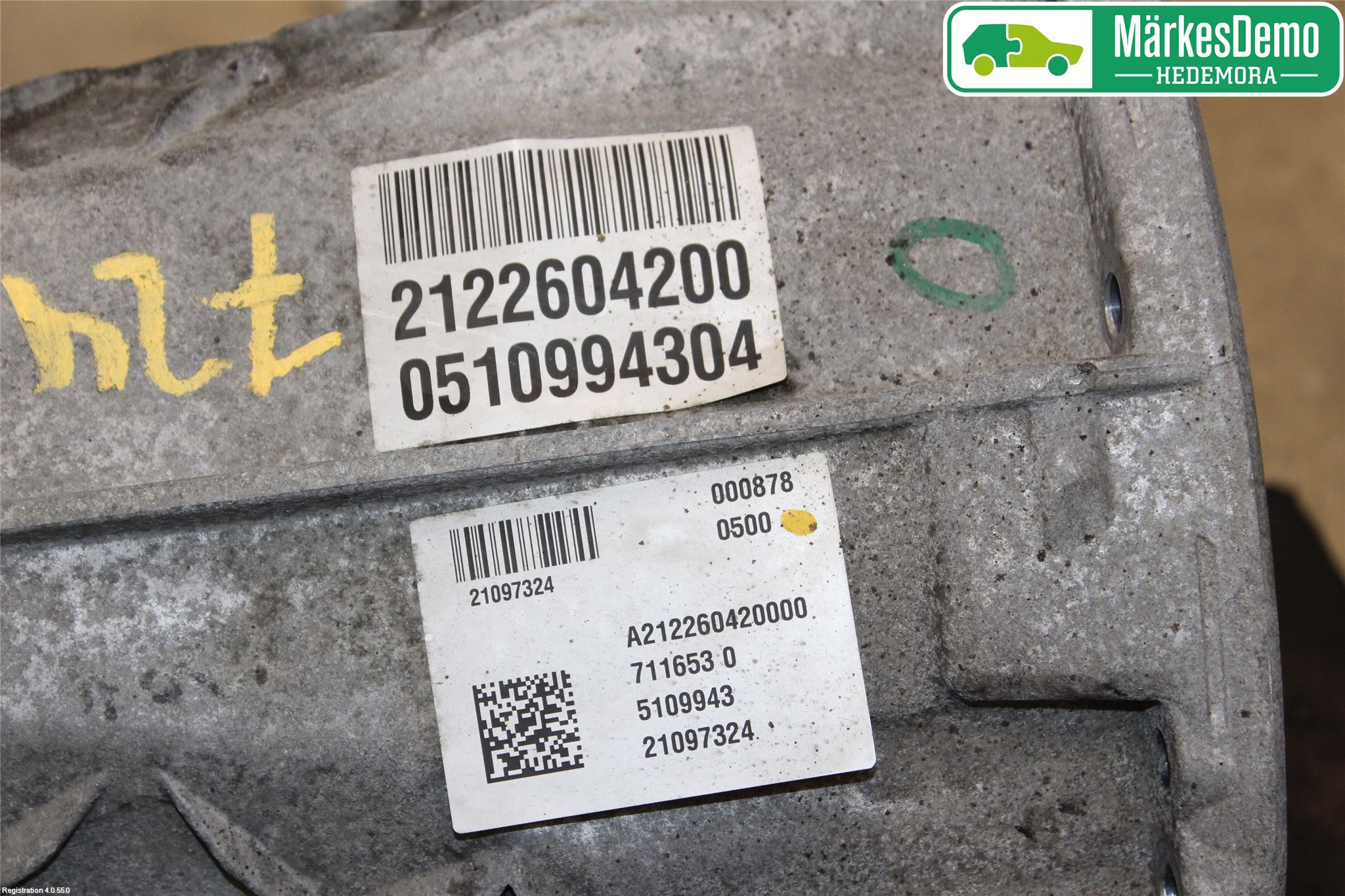 Mercedes-Benz MB C-KLASS (W204) 07-15 Gearkasse 6 Trinn